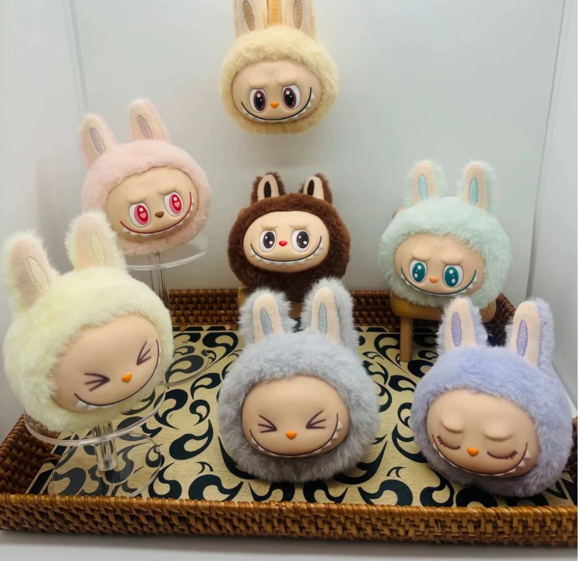 超可愛造型拉布布大頭毛絨款吊飾