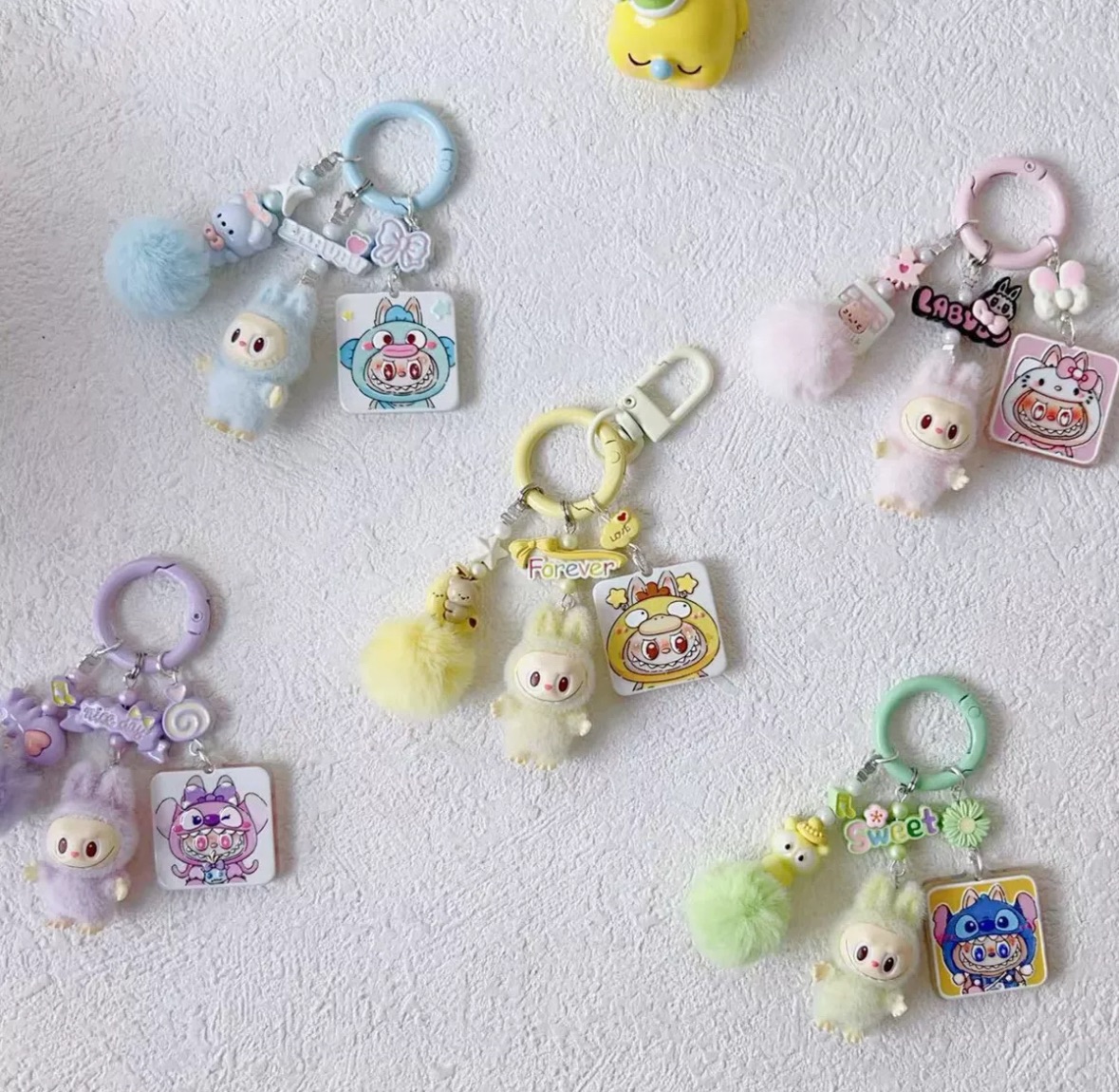 超可愛泡泡瑪特手作吊飾❤️