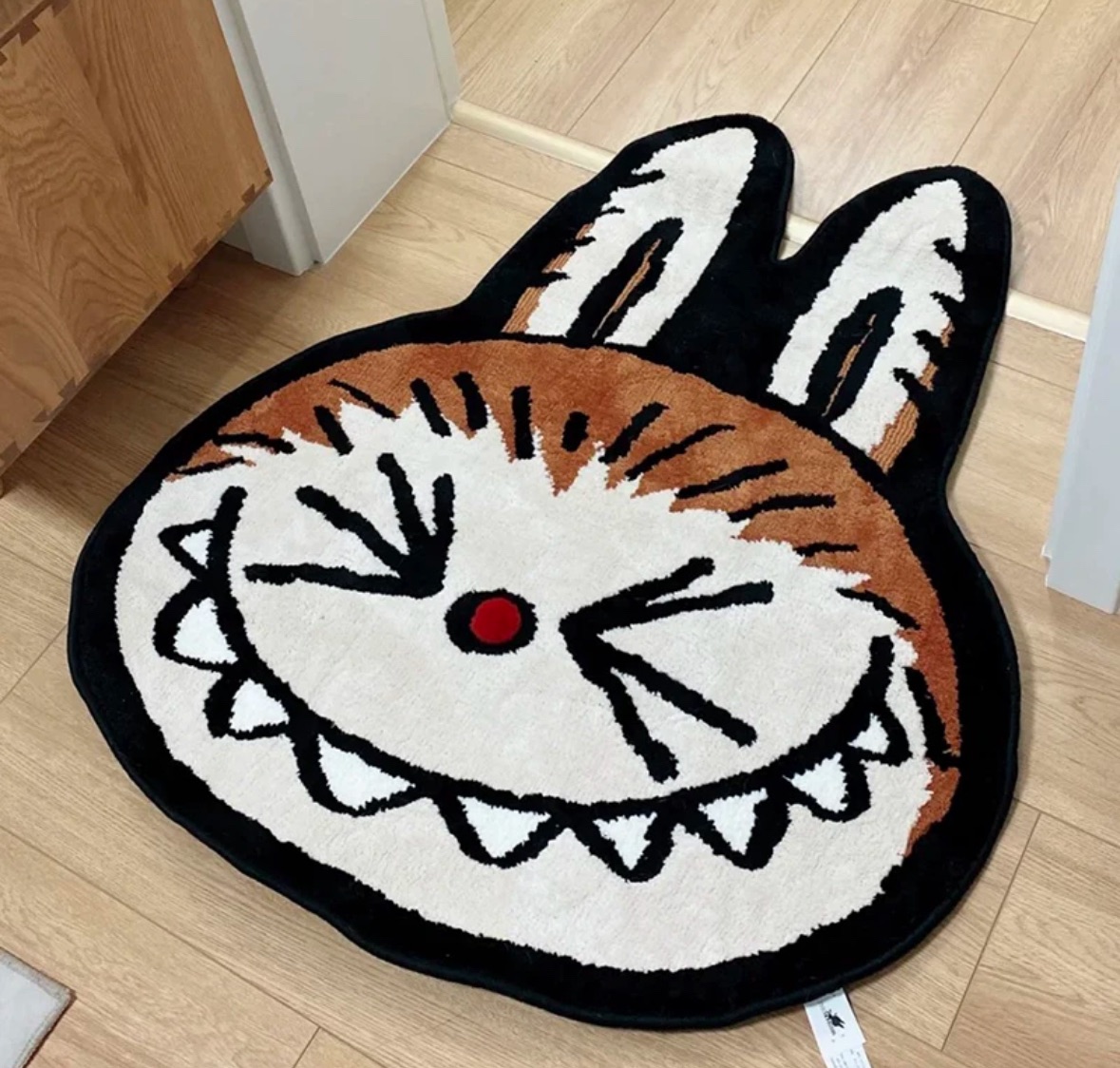 超萌可愛拉布布羊絨加厚吸水地毯