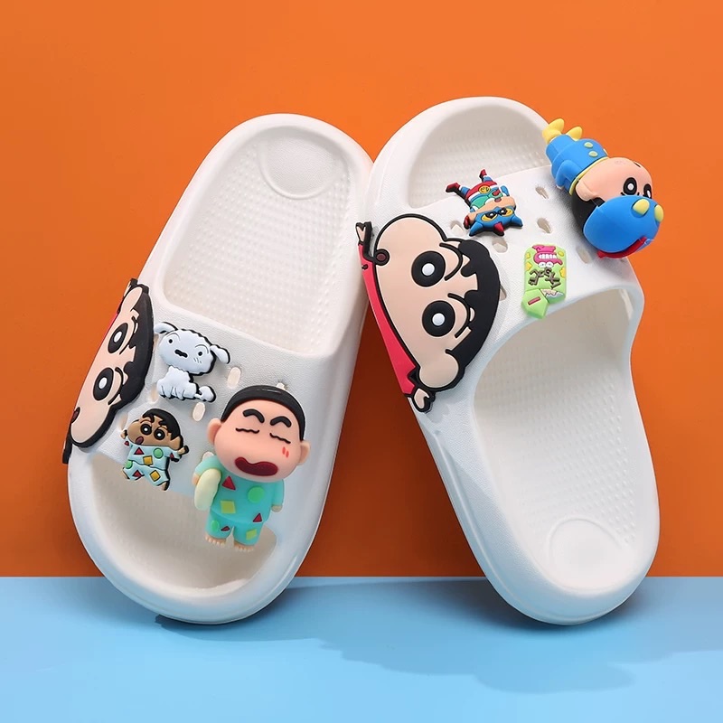 超萌可愛造型立體設計蠟筆小新拖鞋