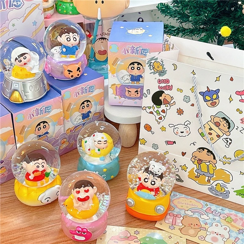 超萌可愛蠟筆小新水晶系列盲盒