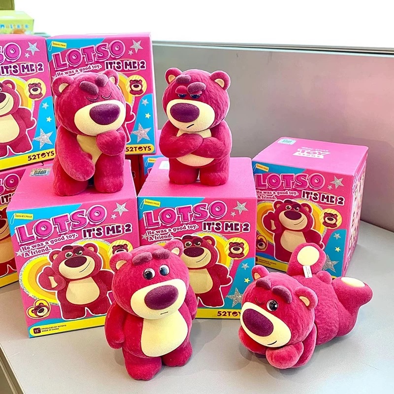 超萌可愛植絨草莓熊公仔盲盒