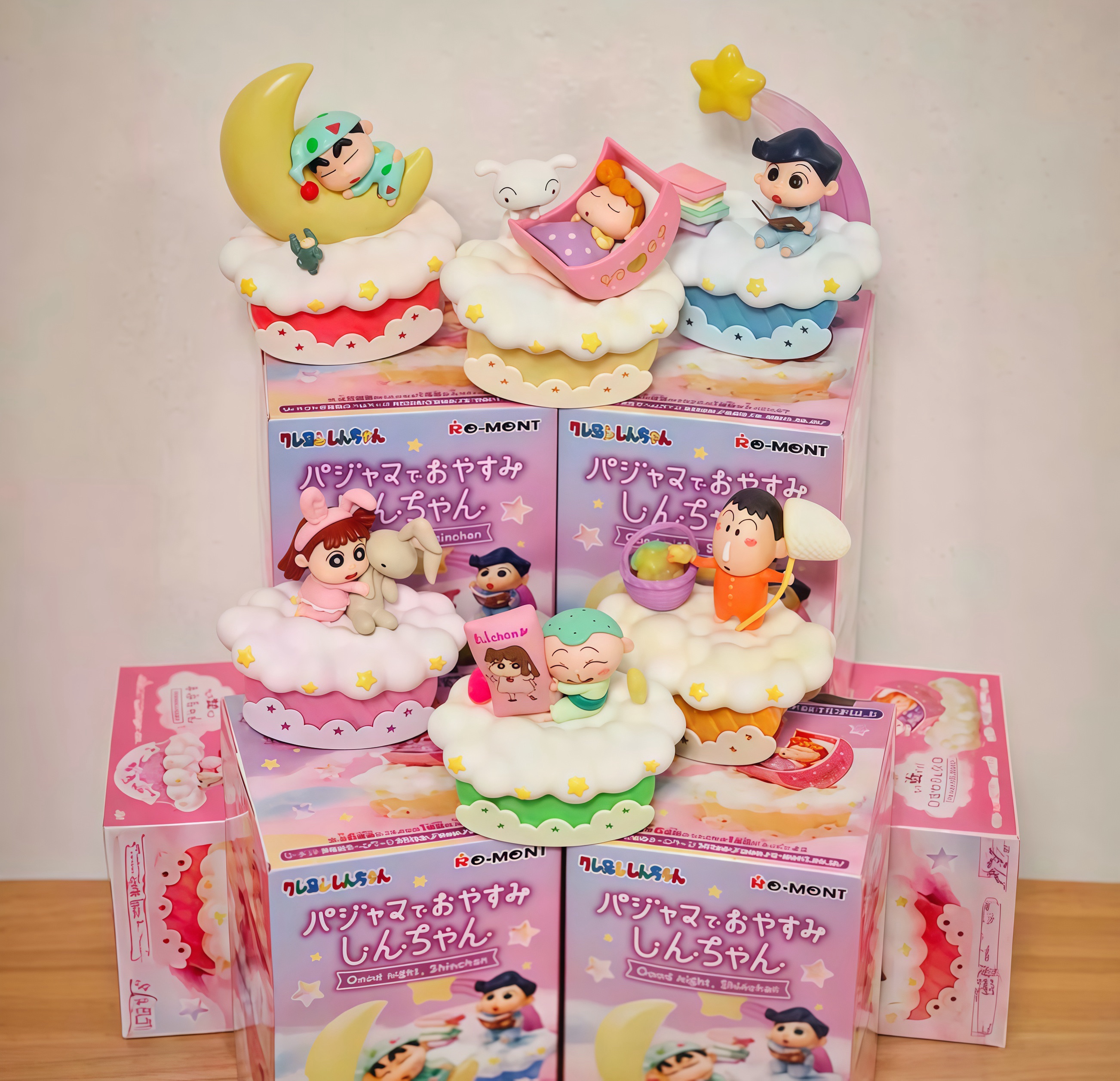 超萌可愛蠟筆小新公仔盲盒