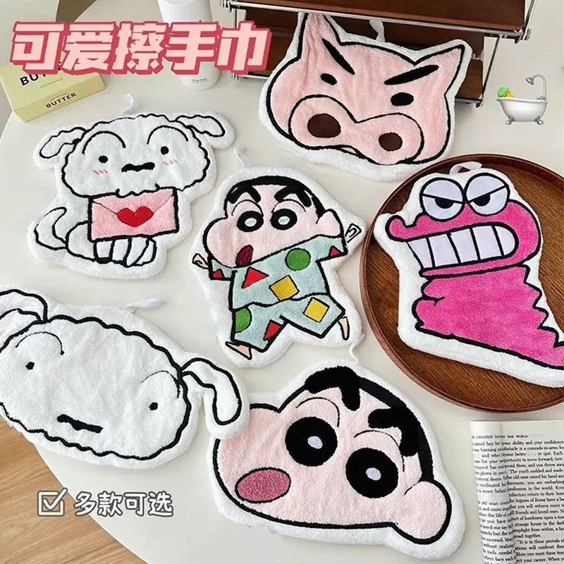 超萌可愛蠟筆小新擦手巾