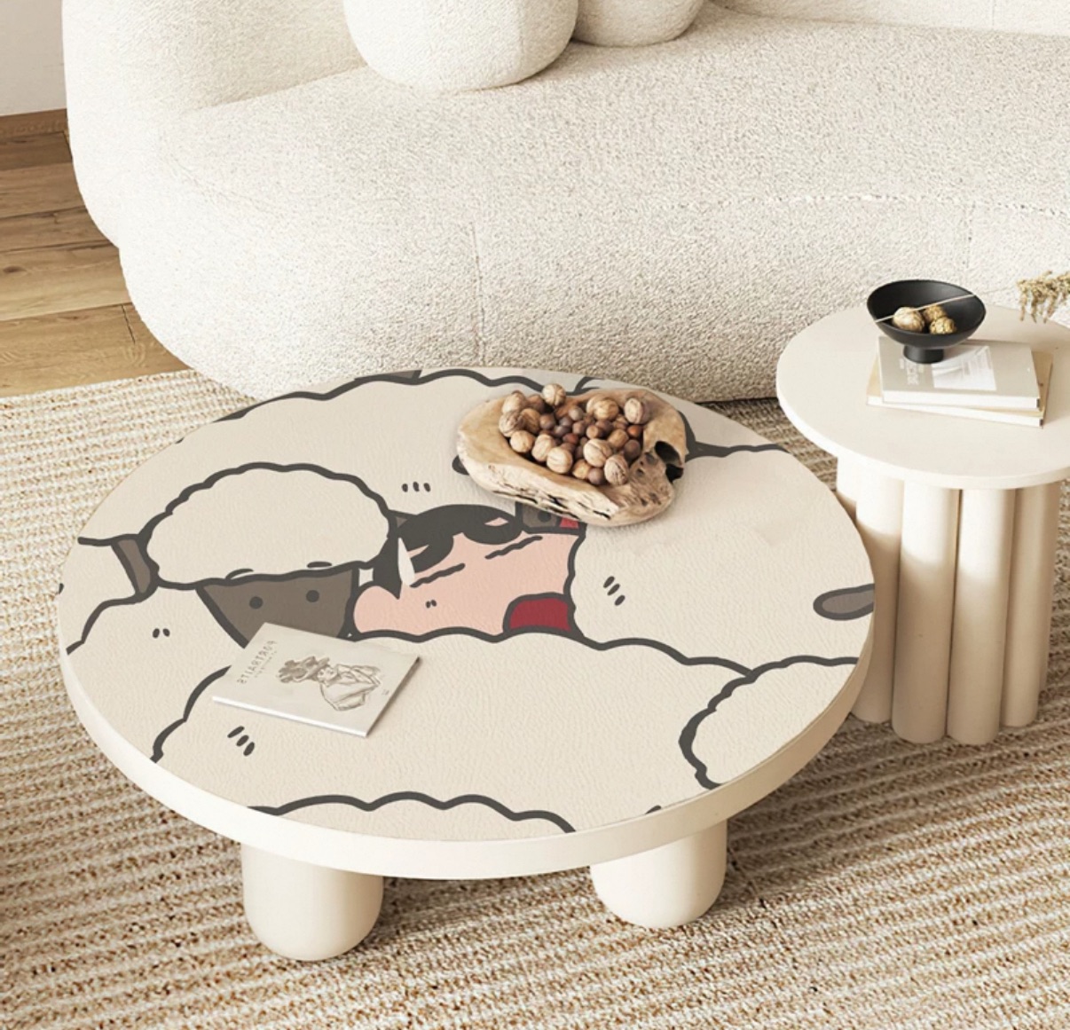 超萌可愛蠟筆小新防水防油桌墊