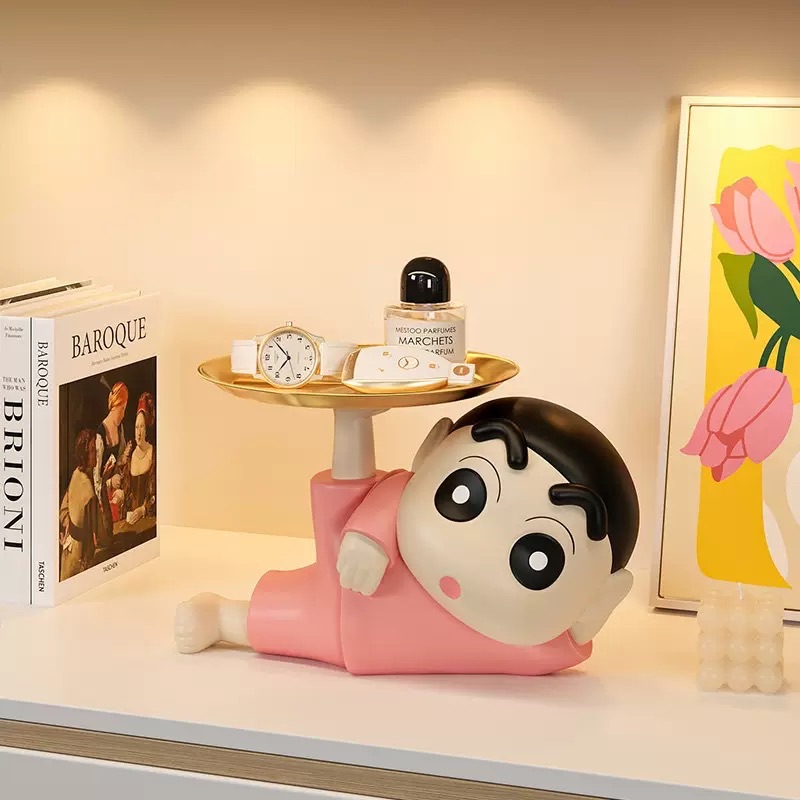 超萌可愛蠟筆小新居家擺飾