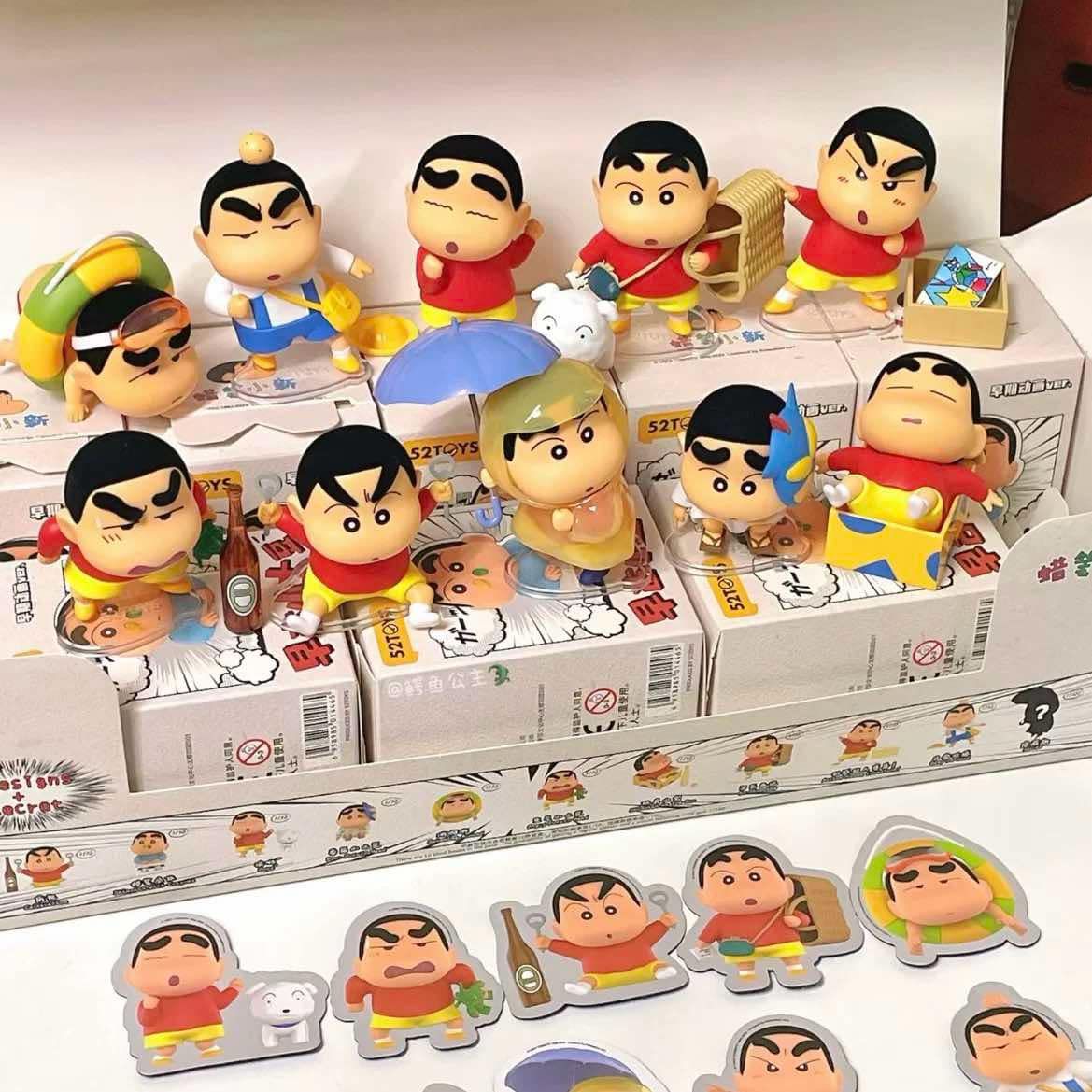 超萌可愛蠟筆小新土豆系列公仔盲盒