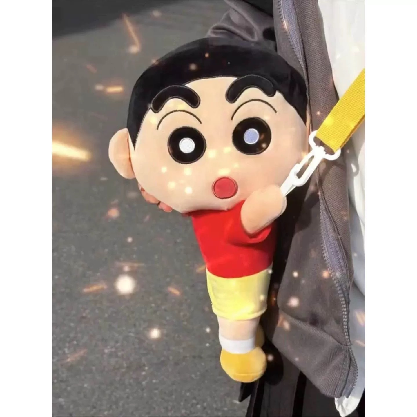 超萌可愛蠟筆小新側背包