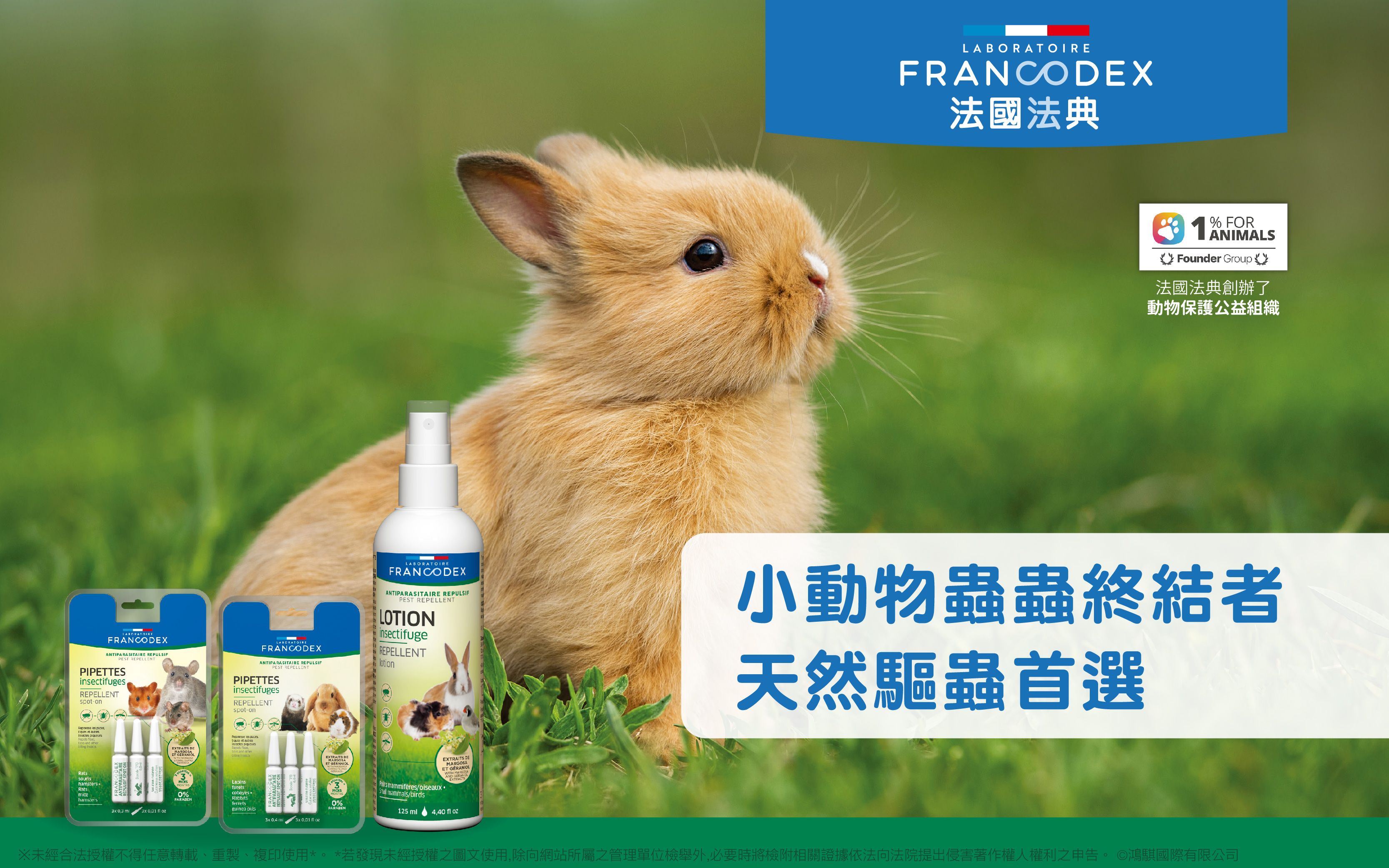 法國法典 小動物蟲蟲終結者