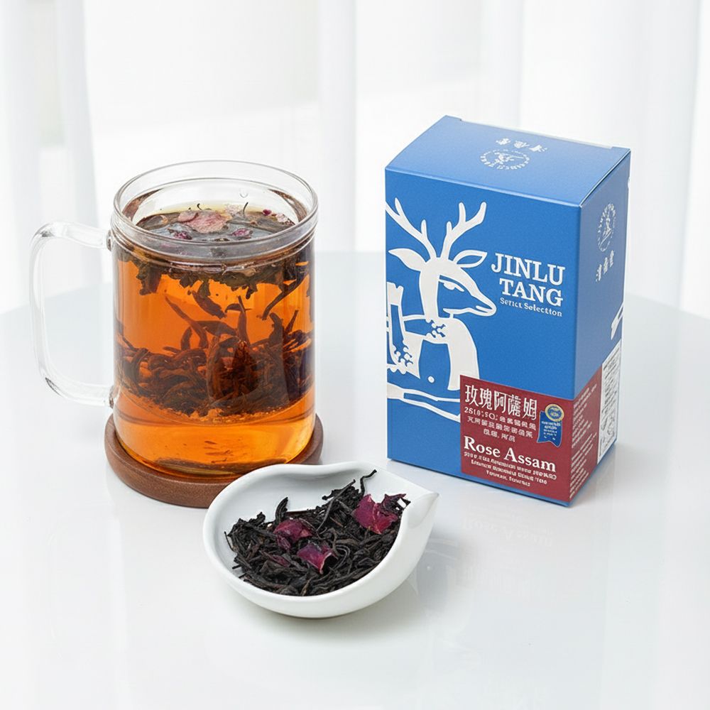 玫瑰阿薩姆｜iTQi美食獎｜南投魚池自然栽培｜天然窨花｜85折（售價已折）