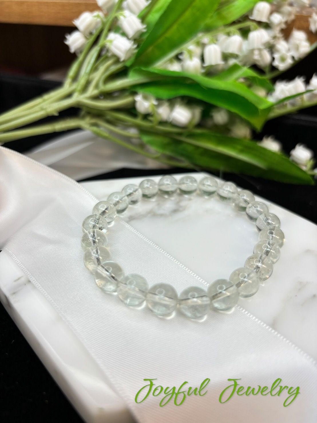 綠阿賽水晶水串8咪 小確幸飾品 吸引財富的能量  招財聚財  主正財  增強事業運  療愈自己  磁場強大的療癒之石