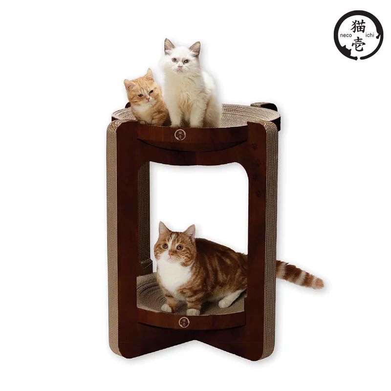 【跟屁蟲】貓壹 抓抓塔XL 櫻桃木色 *現貨*   限【店到宅】