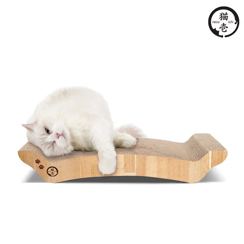 【跟屁蟲】貓壹 抓抓床 雙面木紋/櫻桃木紋 L號  限【店到宅】