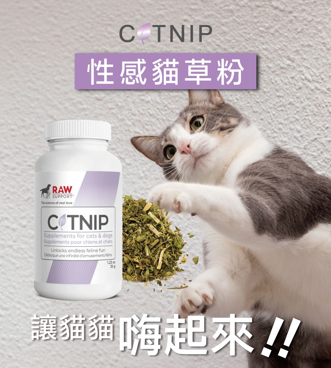 【跟屁蟲】牧野飛行。性感貓草粉 35g