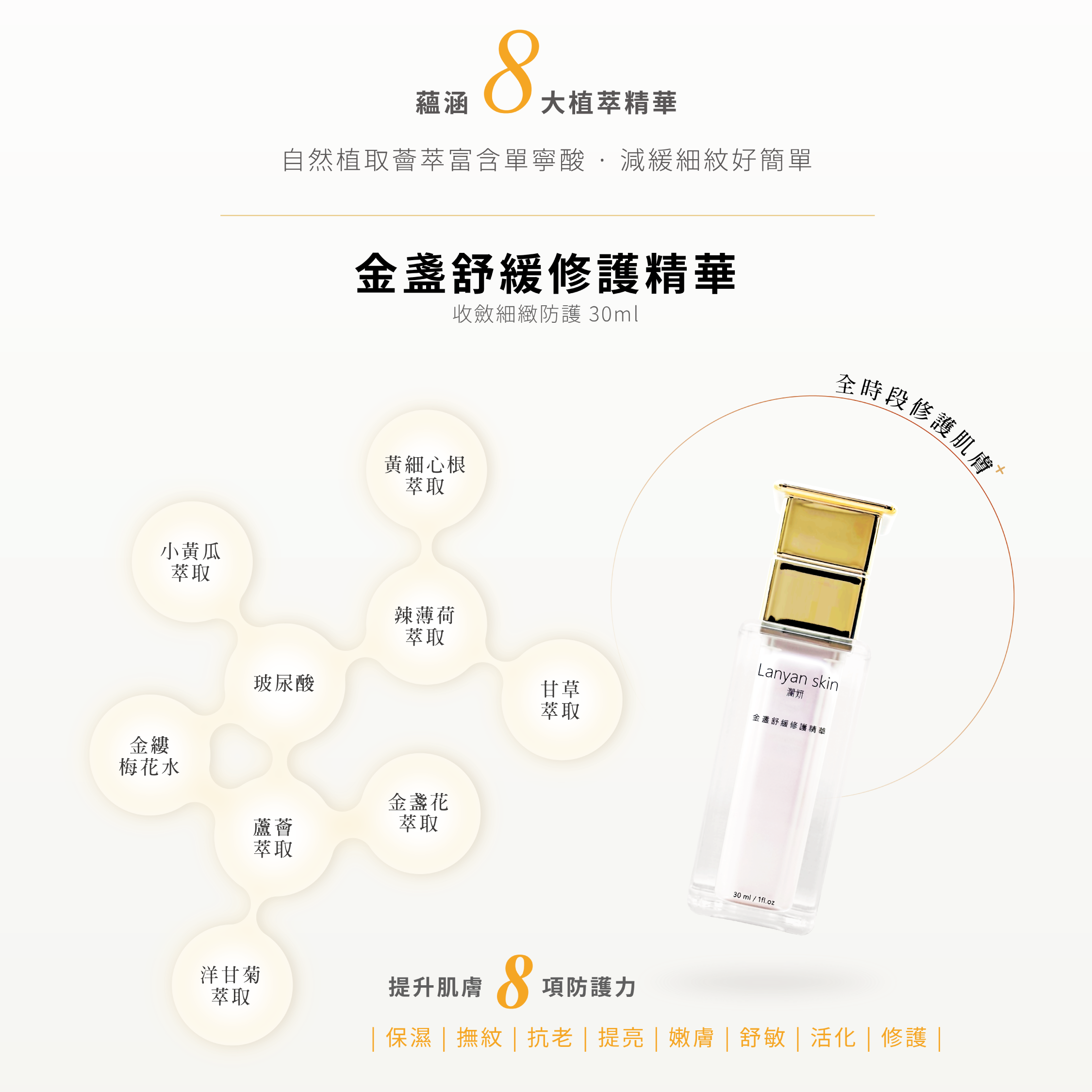 金盞舒緩修護精華