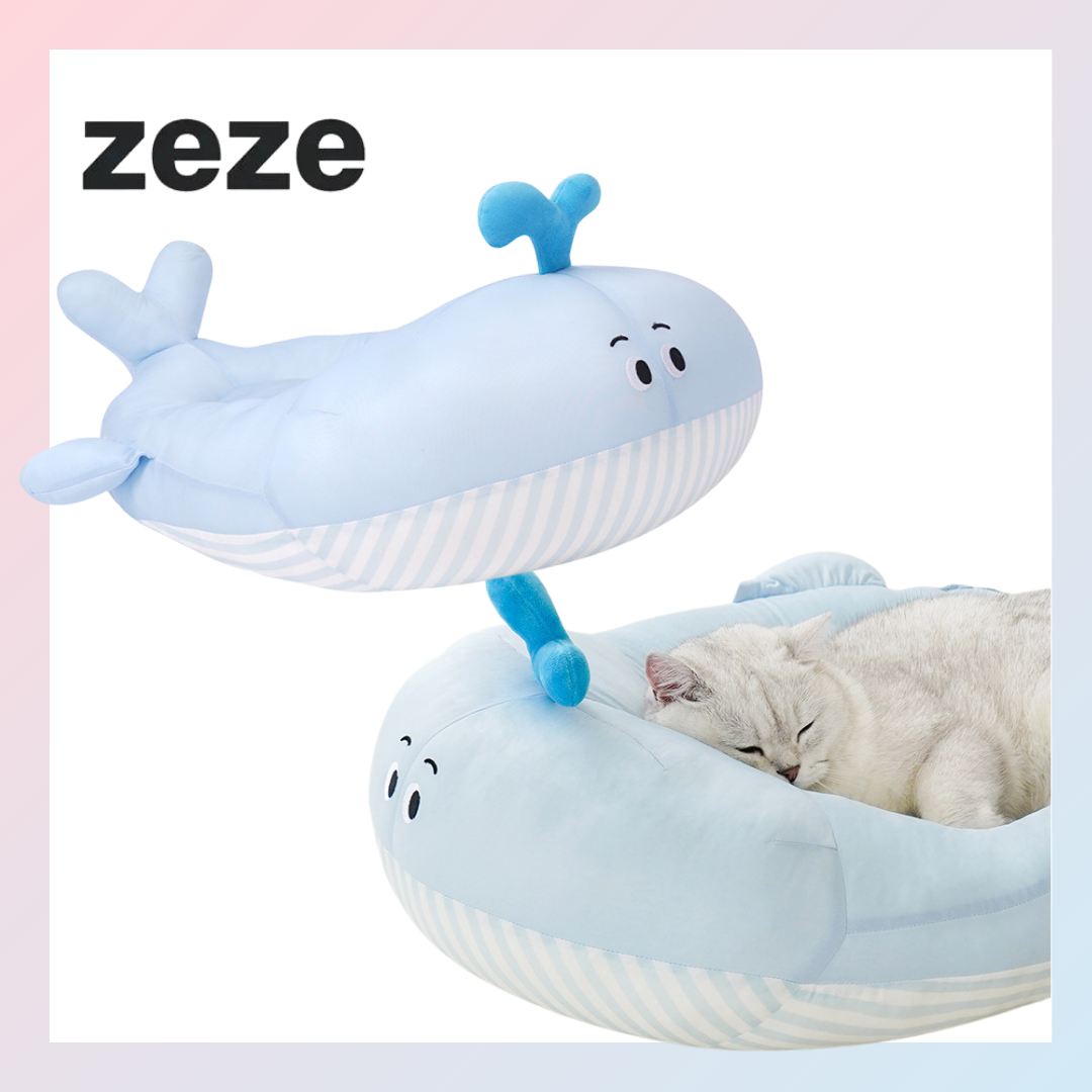 PETFUL｜zeze 鯨魚造型涼感寵物窩 正品保證 狗窩 貓窩 寵物用品