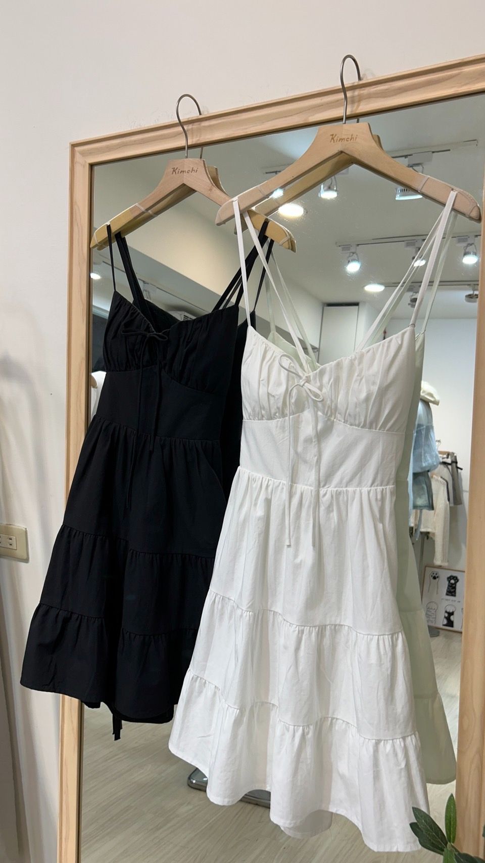 渡假風綁帶美背細肩洋