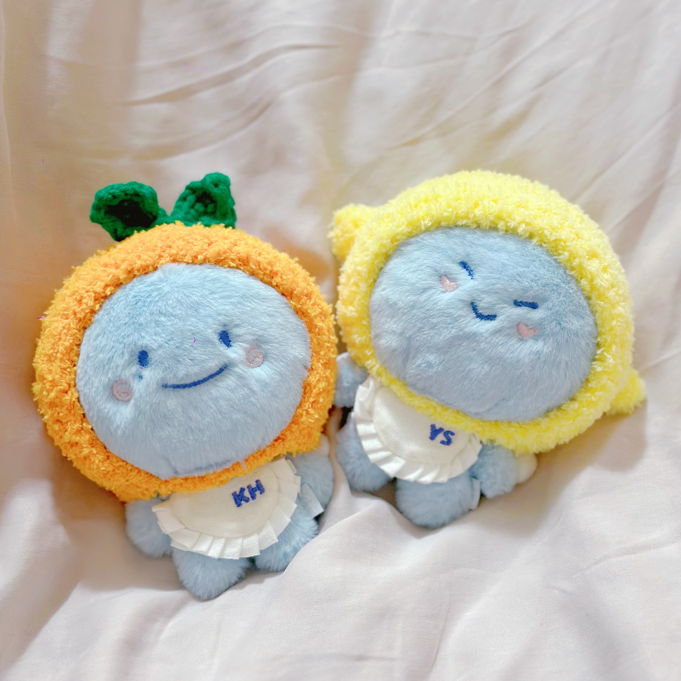 糰子寶寶の毛絨絨水果頭套🍋🍎