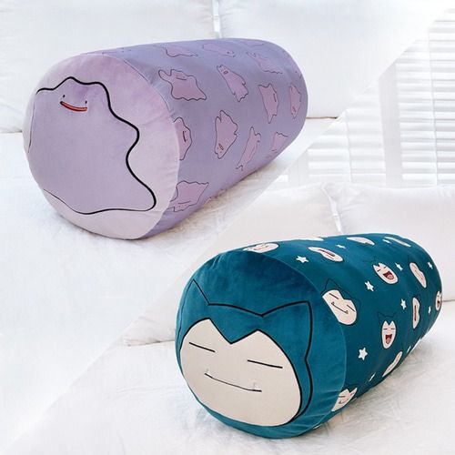 ＜超取限1＞韓國正版授權神奇寶貝 精靈寶可夢Pokemon 卡比獸 百變怪 純棉涼感長抱枕 長靠墊
