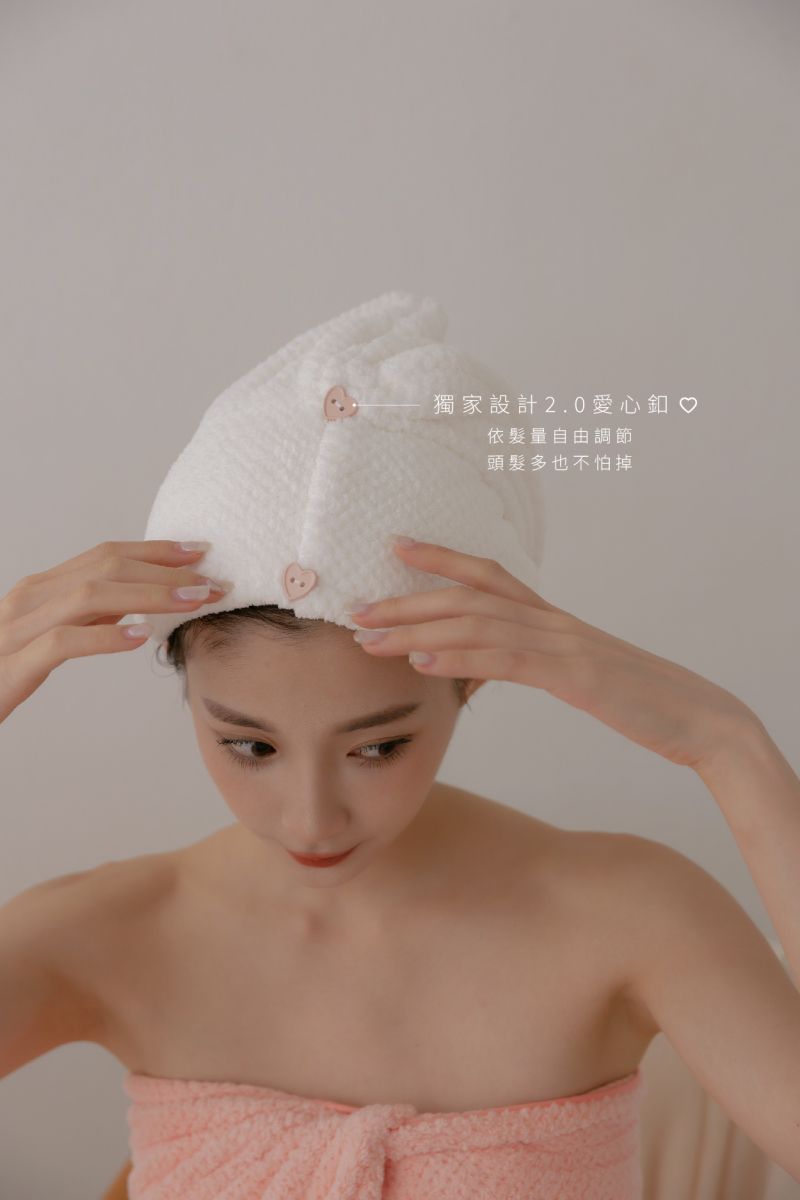 瞬吸綿綿乾髮帽