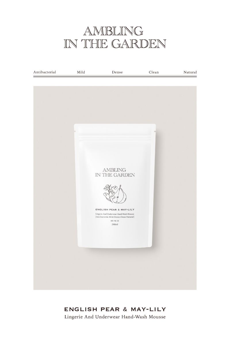 漫步花園貼身衣物手洗慕斯-補充包