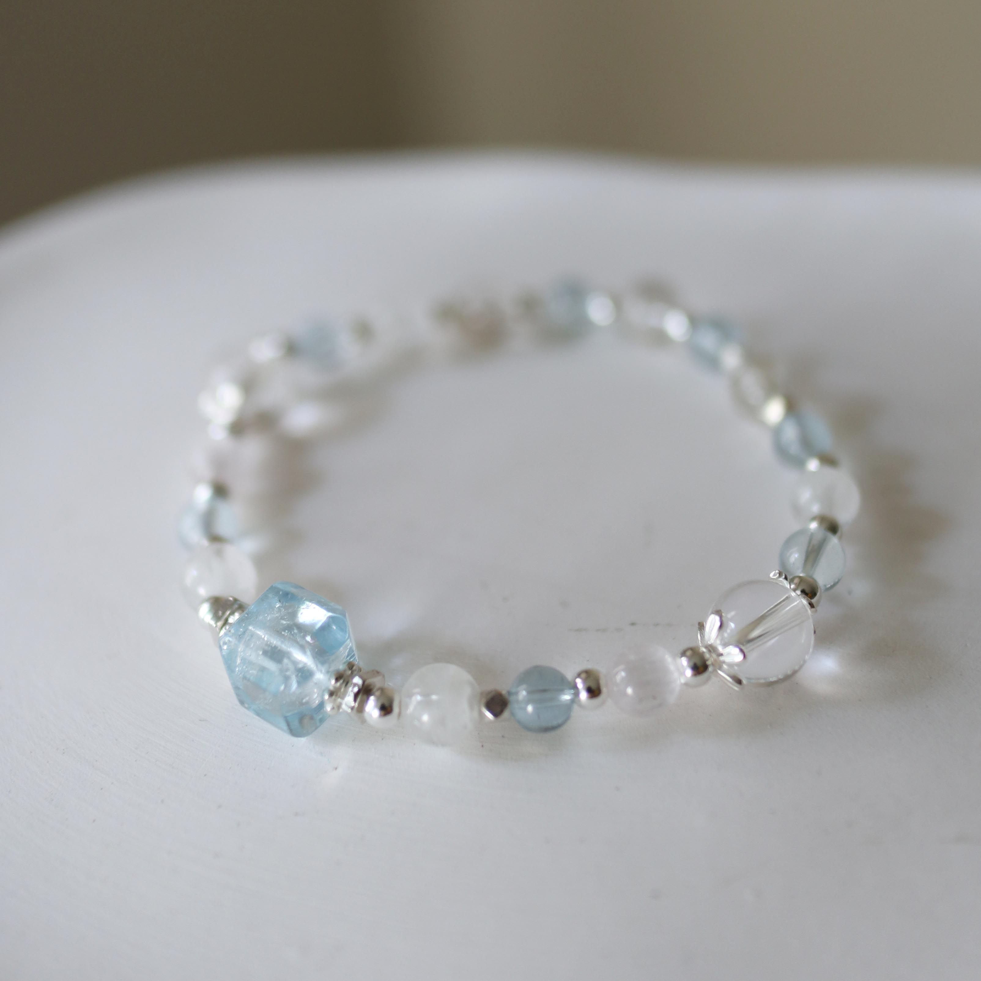 【方藍】藍托帕石、海藍寶、雪花幽靈、紫鋰輝、銀髮晶、白水晶