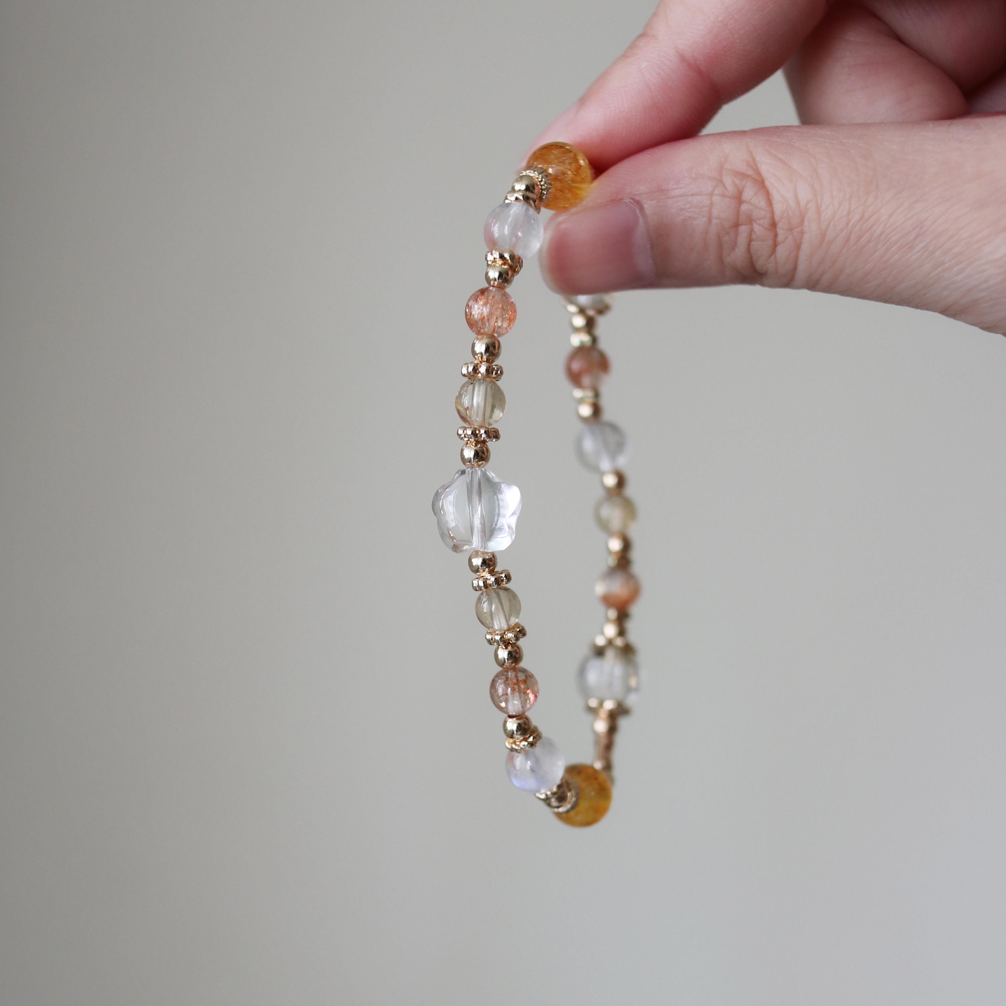 【小王子】金太陽、白水晶、黃水晶、桂花黃托帕、月光石 /招財/