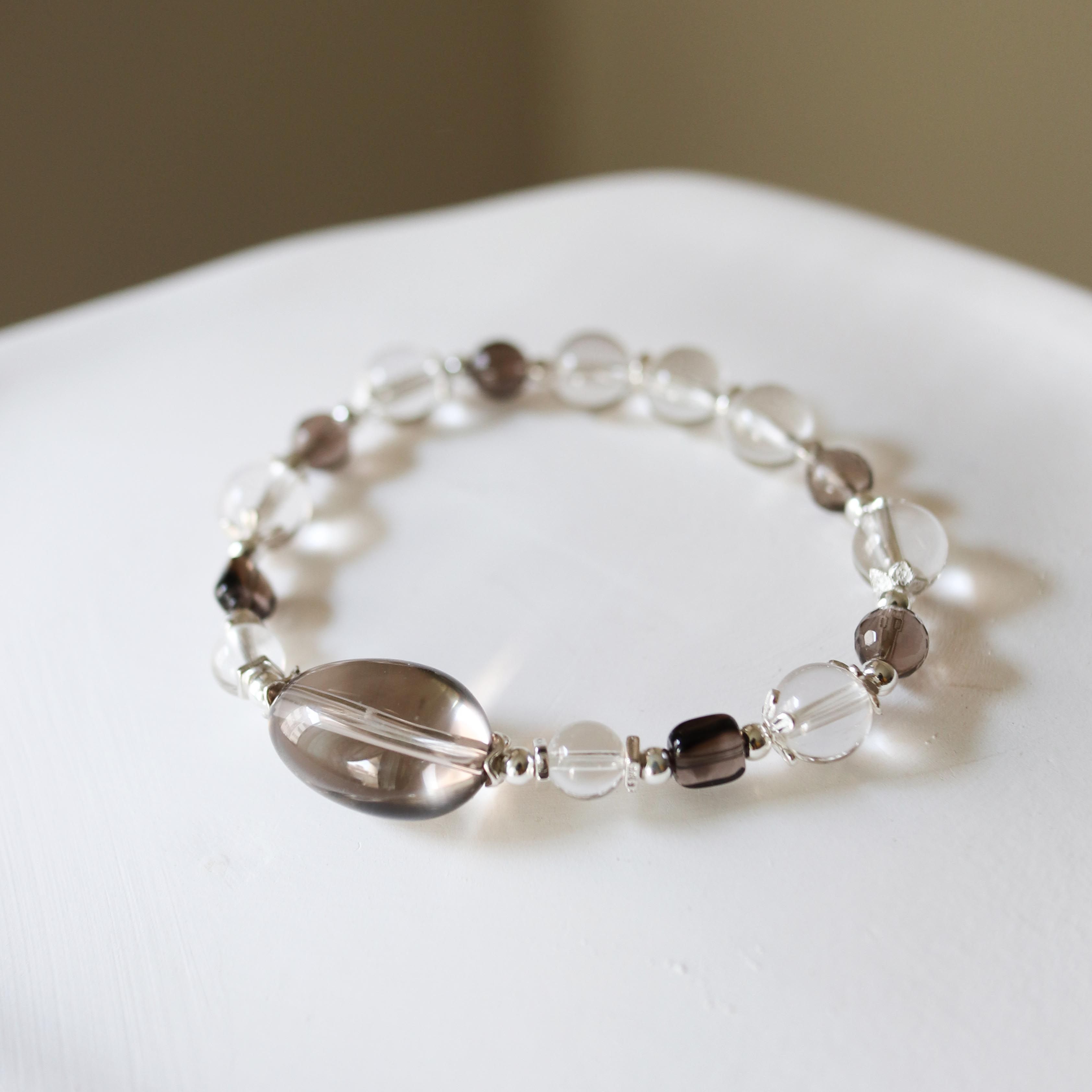 【木茶】茶水晶、白水晶  /舒緩情緒/