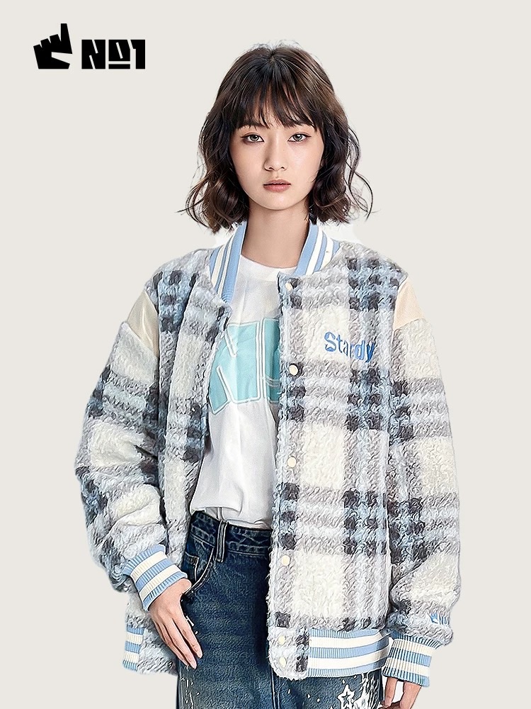 南波萬棒球服外套女2024新款爆款春韓系百搭獨特超好看阿蒲設計款