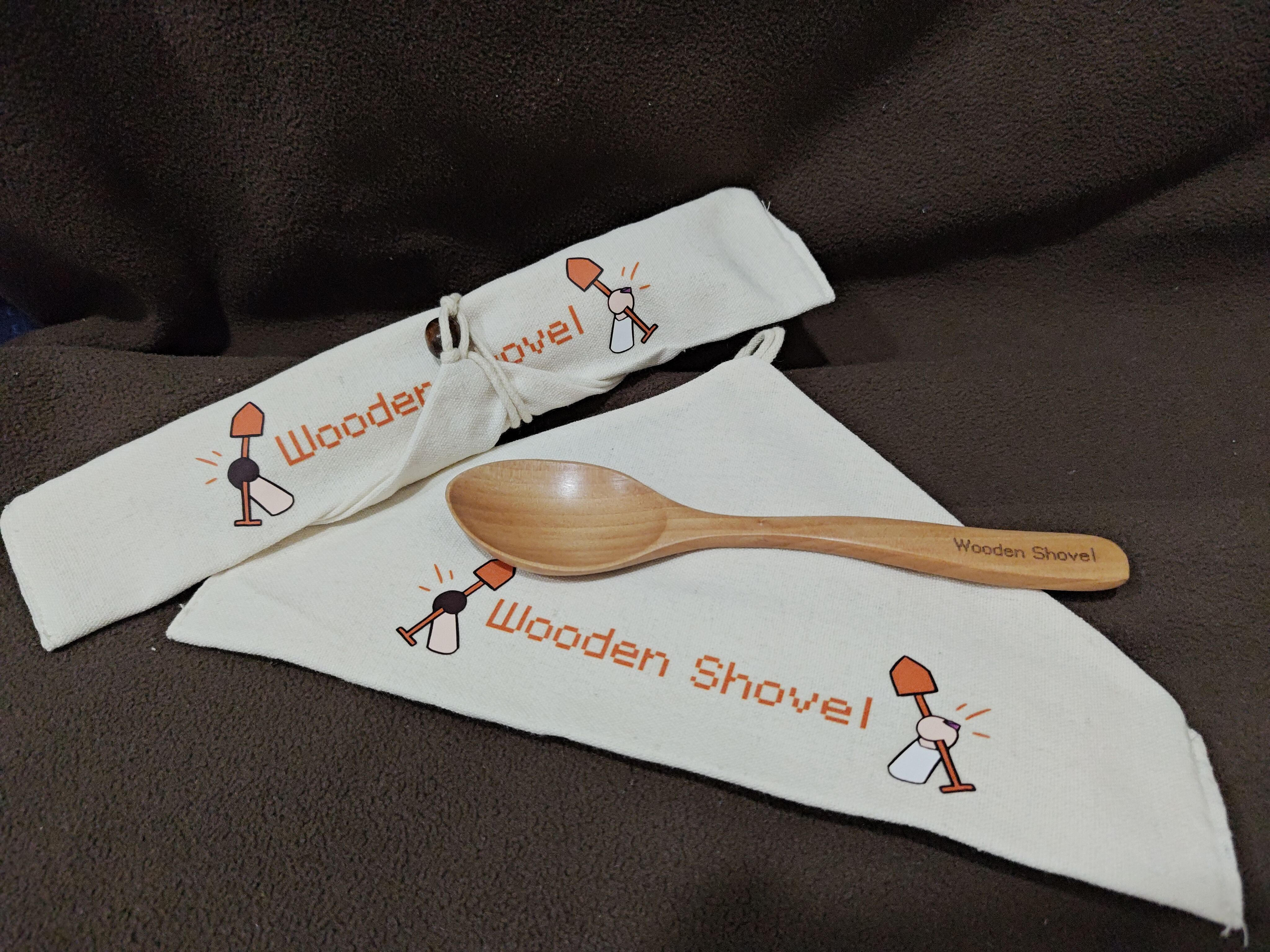 ［通販限定］章魚、俗頭：Wooden Shovel 餐具組