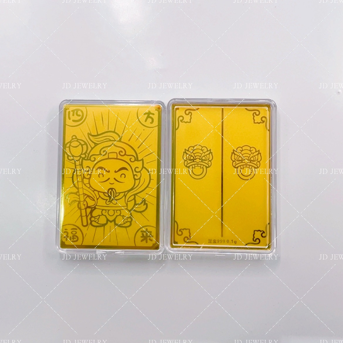 純金可愛手機貼0.02錢