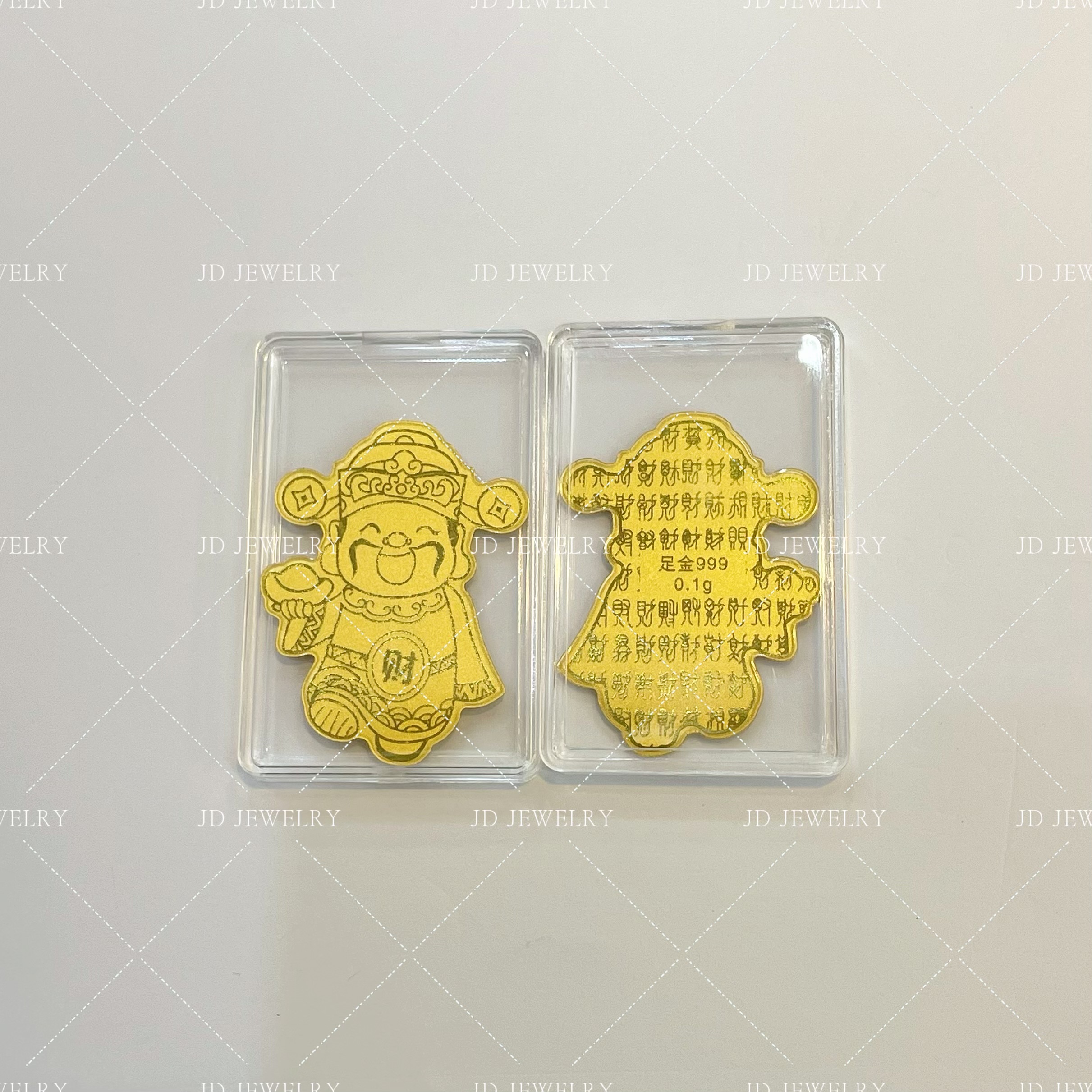 純金可愛手機貼0.02錢