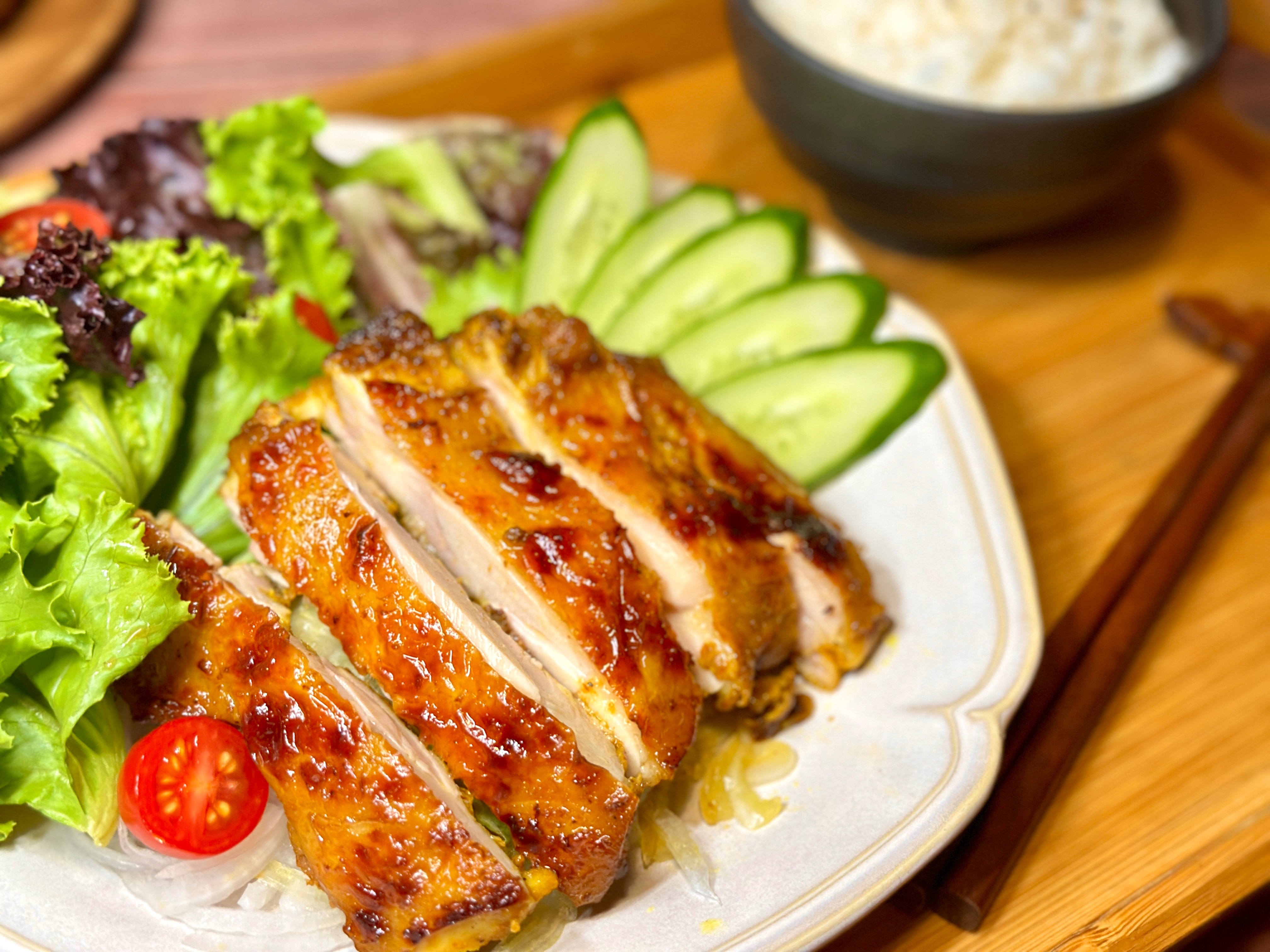 風味無骨雞腿排——南洋咖哩