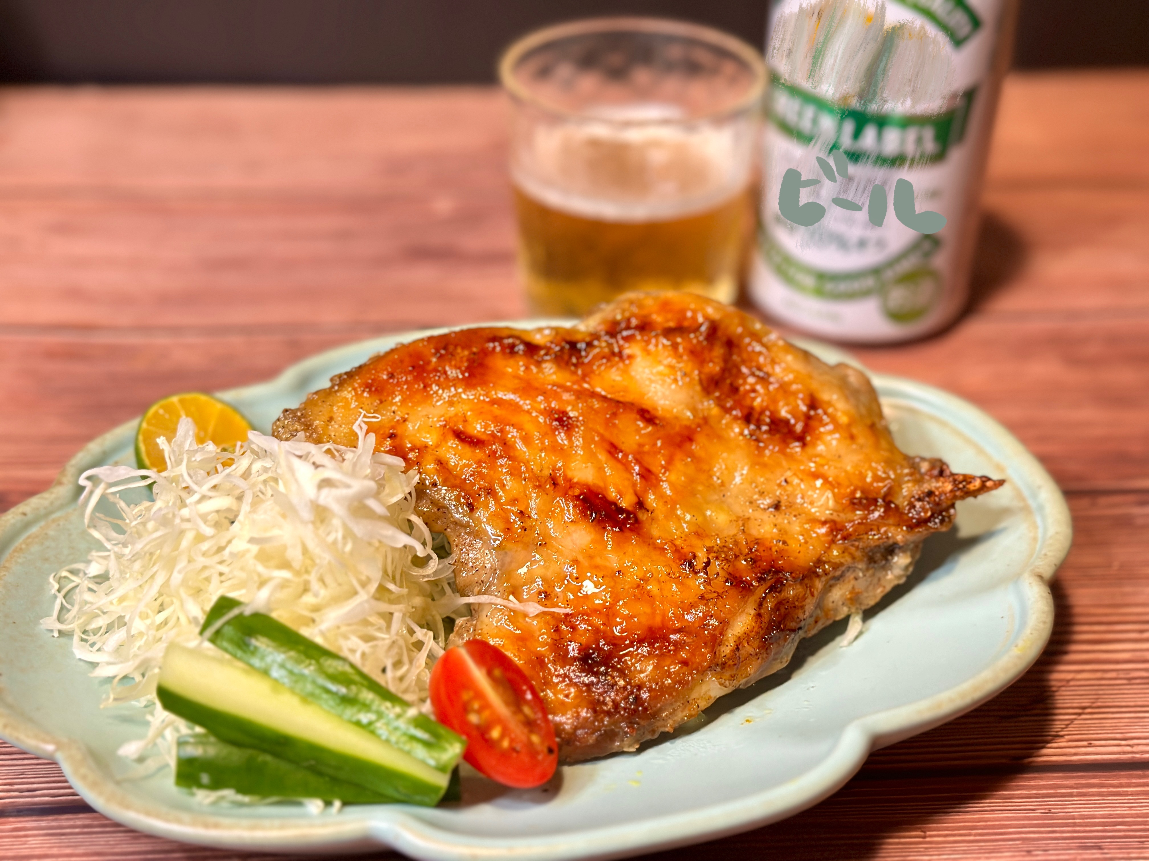 風味無骨雞腿排-大蒜香料