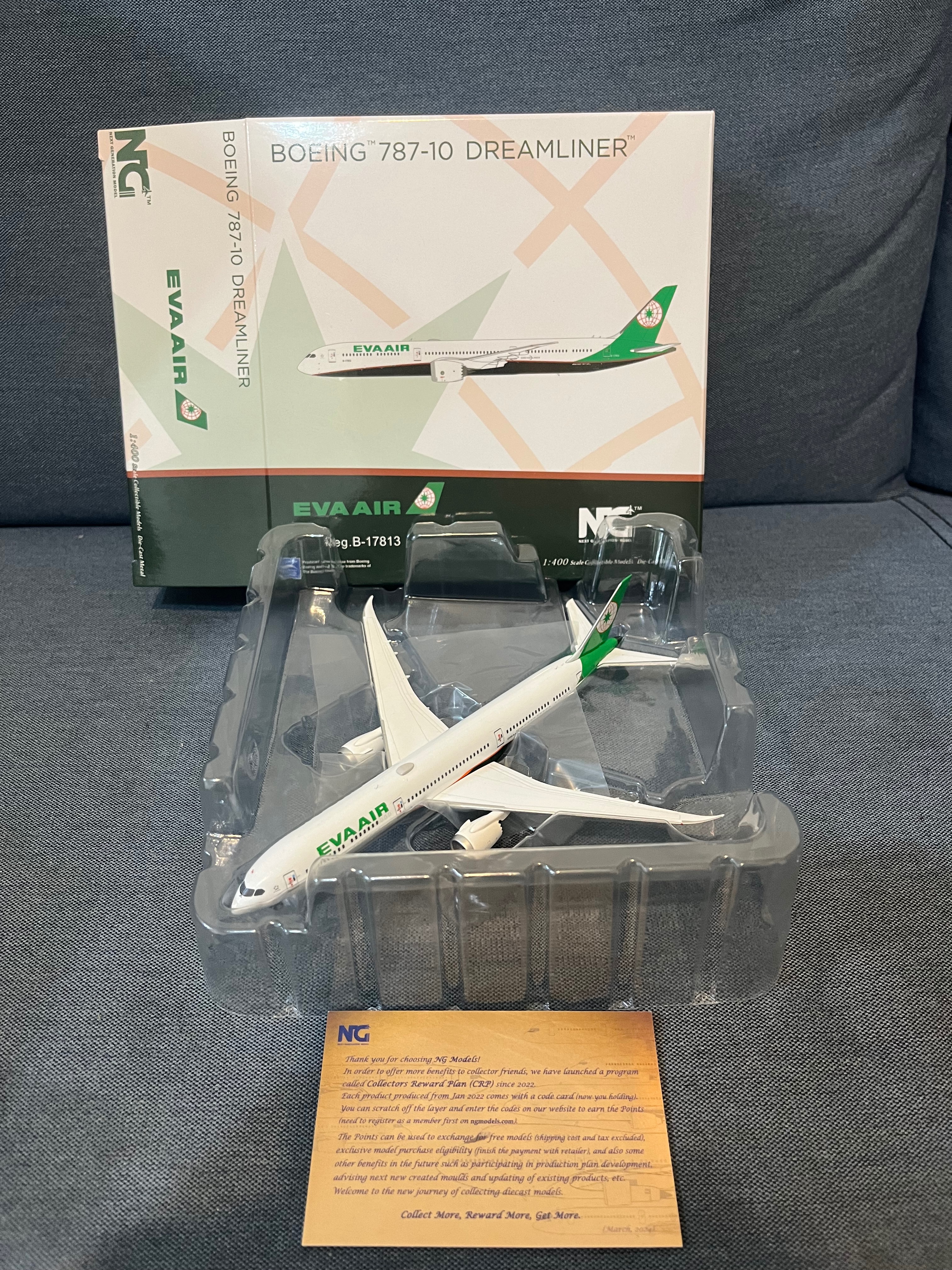 26. NG Model 長榮航空 EVA Air 787-10 B-17813 1:400 售1200元