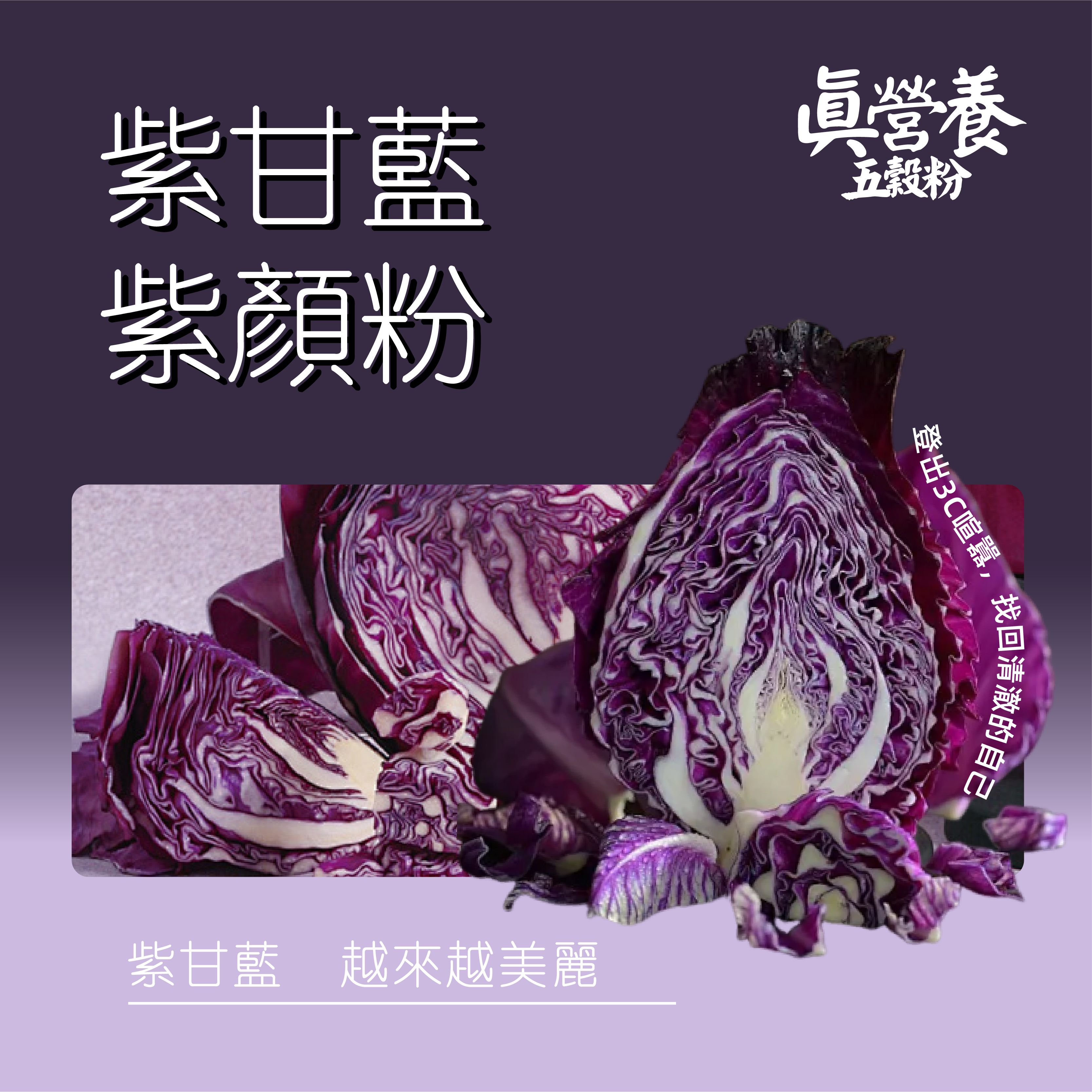 紫甘藍紫顏粉（紫甘藍.紫薯.葡萄.紫米.紅棗.黑豆.桑椹.鷹嘴豆.洛神花）