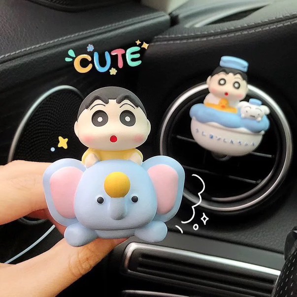 預購💫 可愛蠟筆小新汽車擴香石擺件〰
