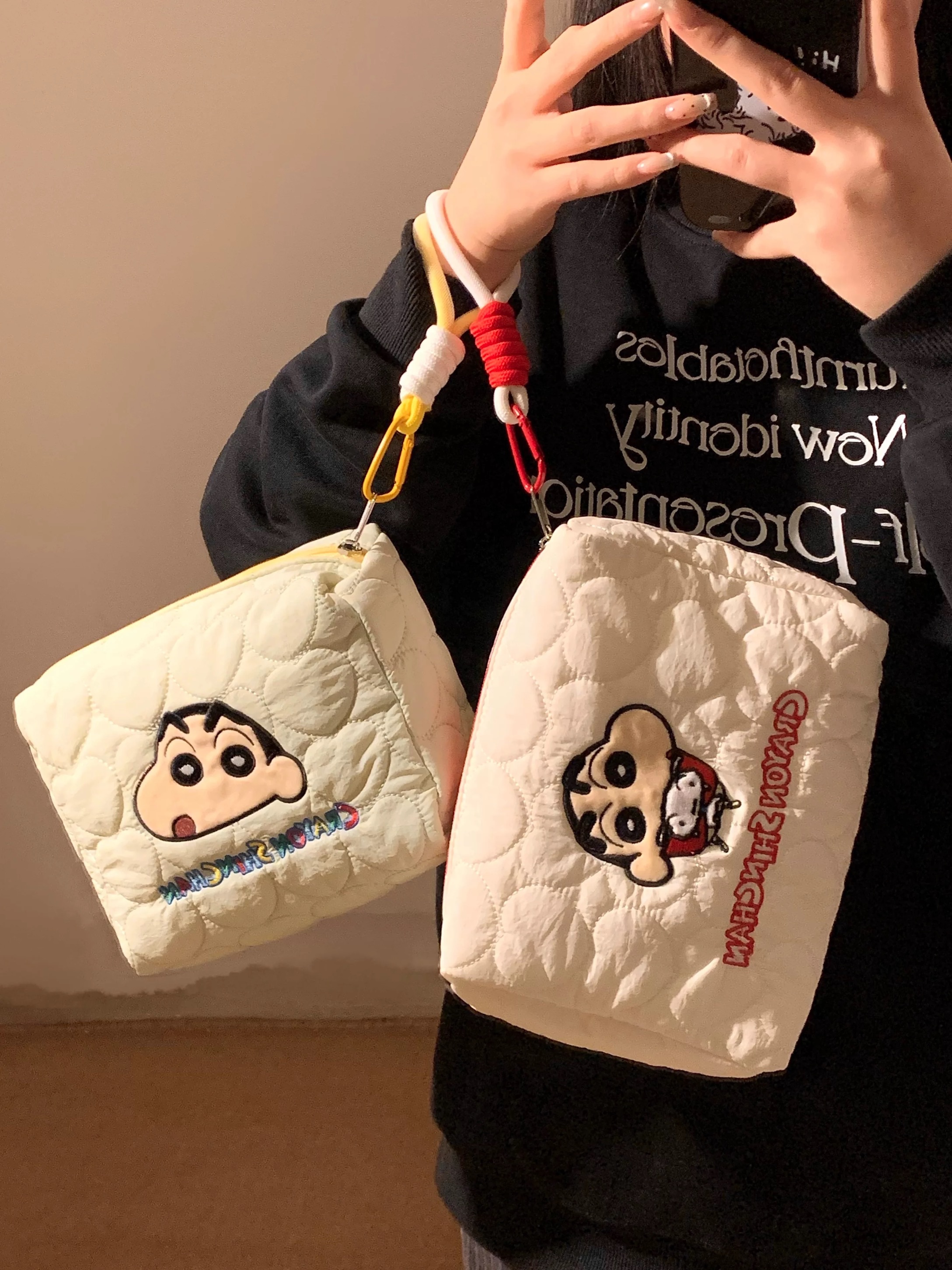 現貨❤️蠟筆小新手提大容量收納包〰