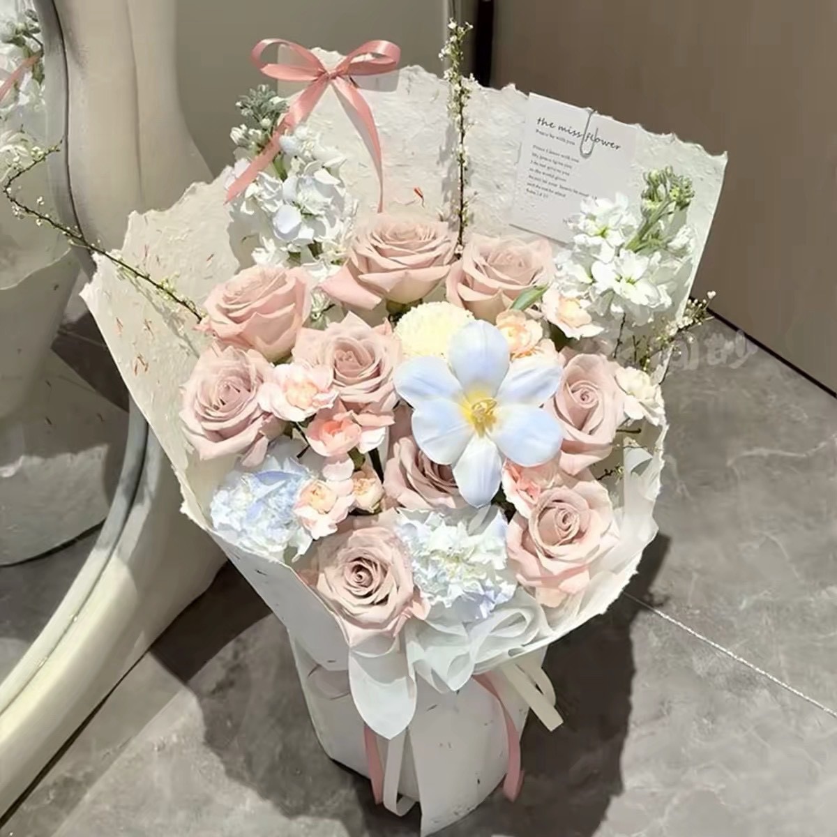 現貨❤️曼塔永生花仿香皂玫瑰花束
