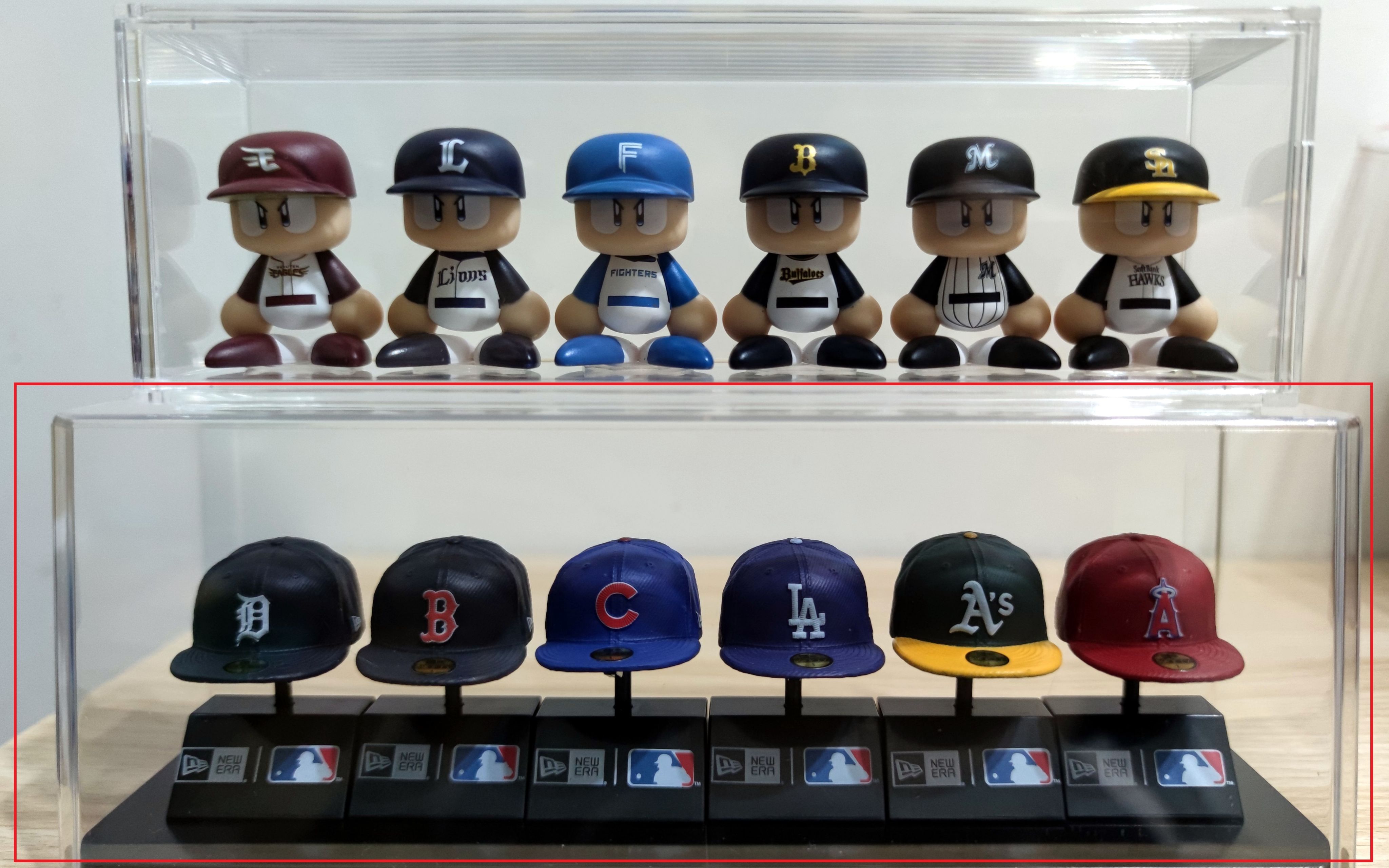 MLB球帽收納盒（不含公仔）