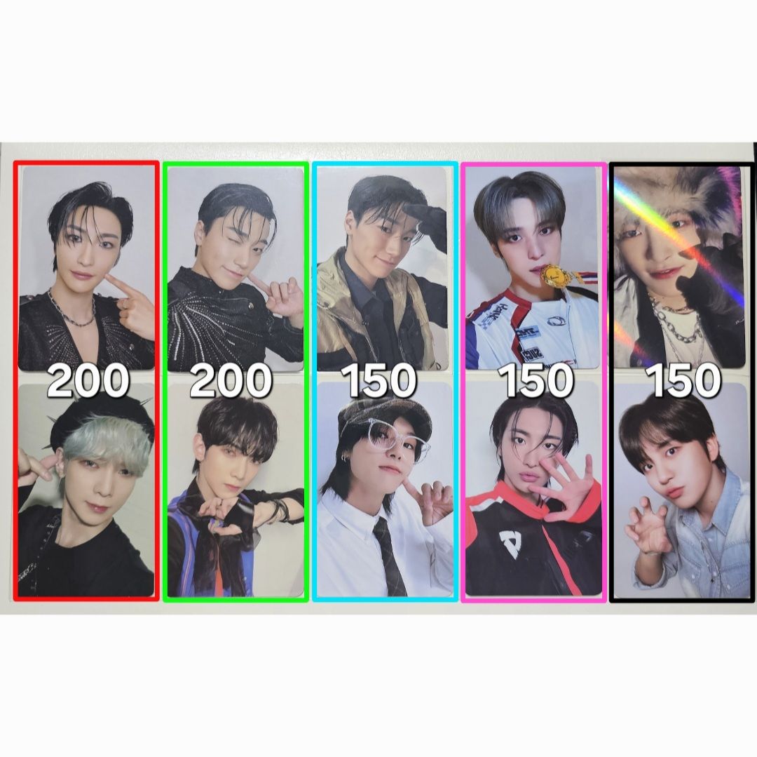 ATEEZ電影小卡/展覽小卡/滿額卡（請閱覽商品描述）