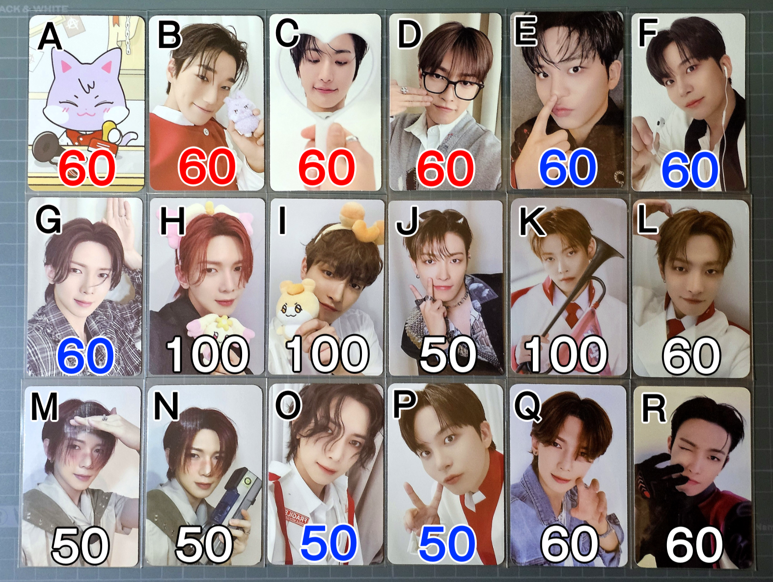 ATEEZ 小卡（請閱覽商品描述）