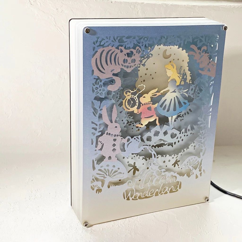光影紙雕燈- 愛麗絲夢遊仙境