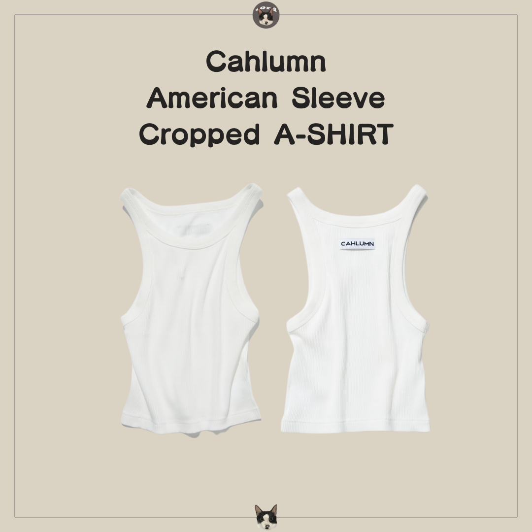 Cahlumn 24AW 美式短版背心