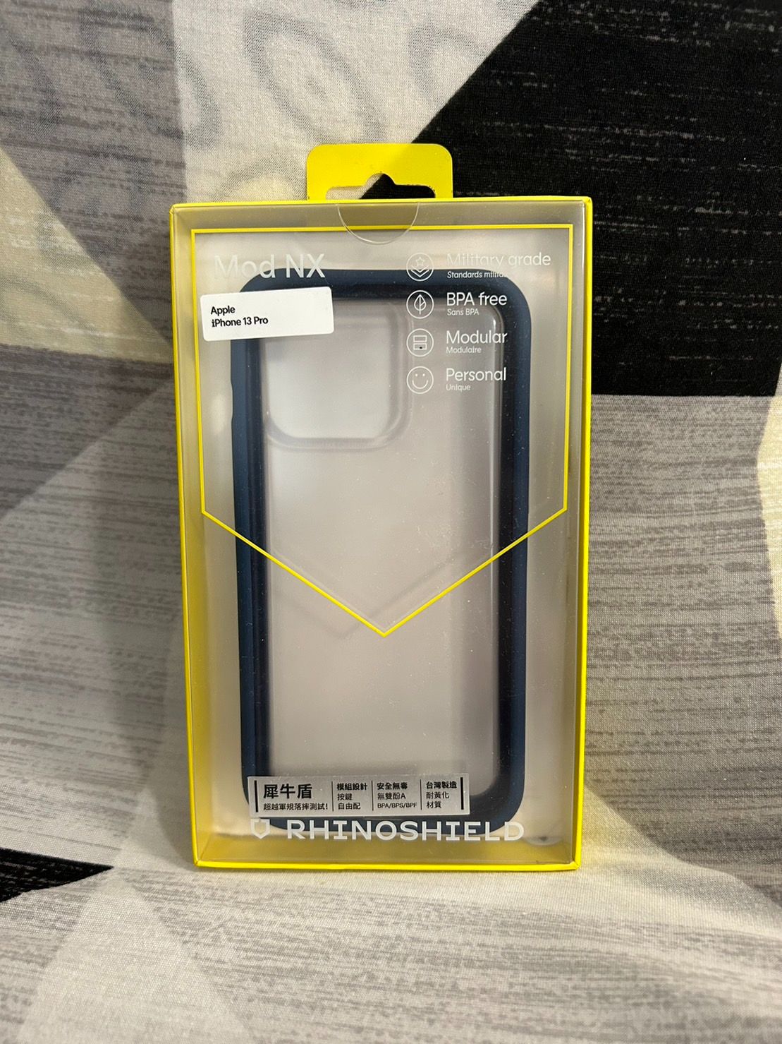 犀牛盾 iPhone 13 Pro Mod NX防摔邊框背蓋兩用手機殼 海軍藍