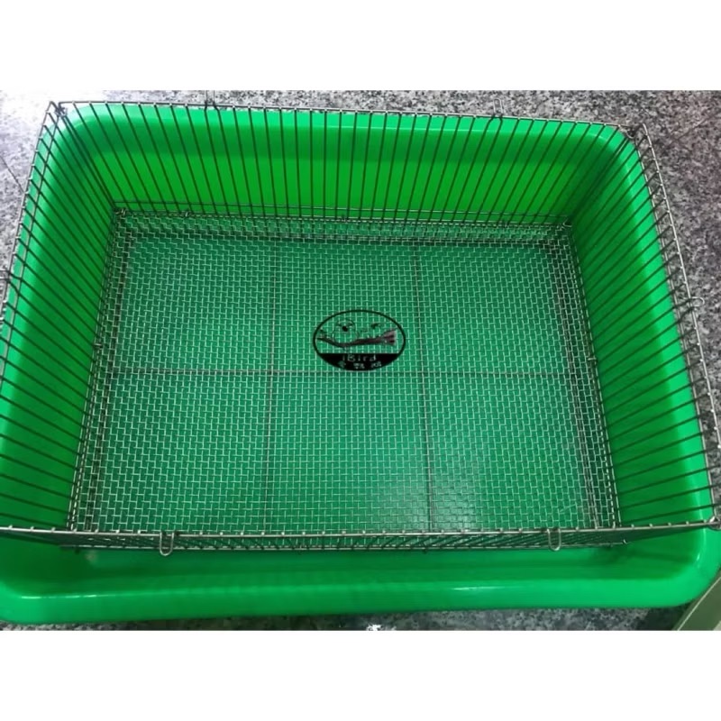 【iBird愛鸚鵡】台灣製造304白鐵細網格幼鳥飼養籠（不含塑膠盆）