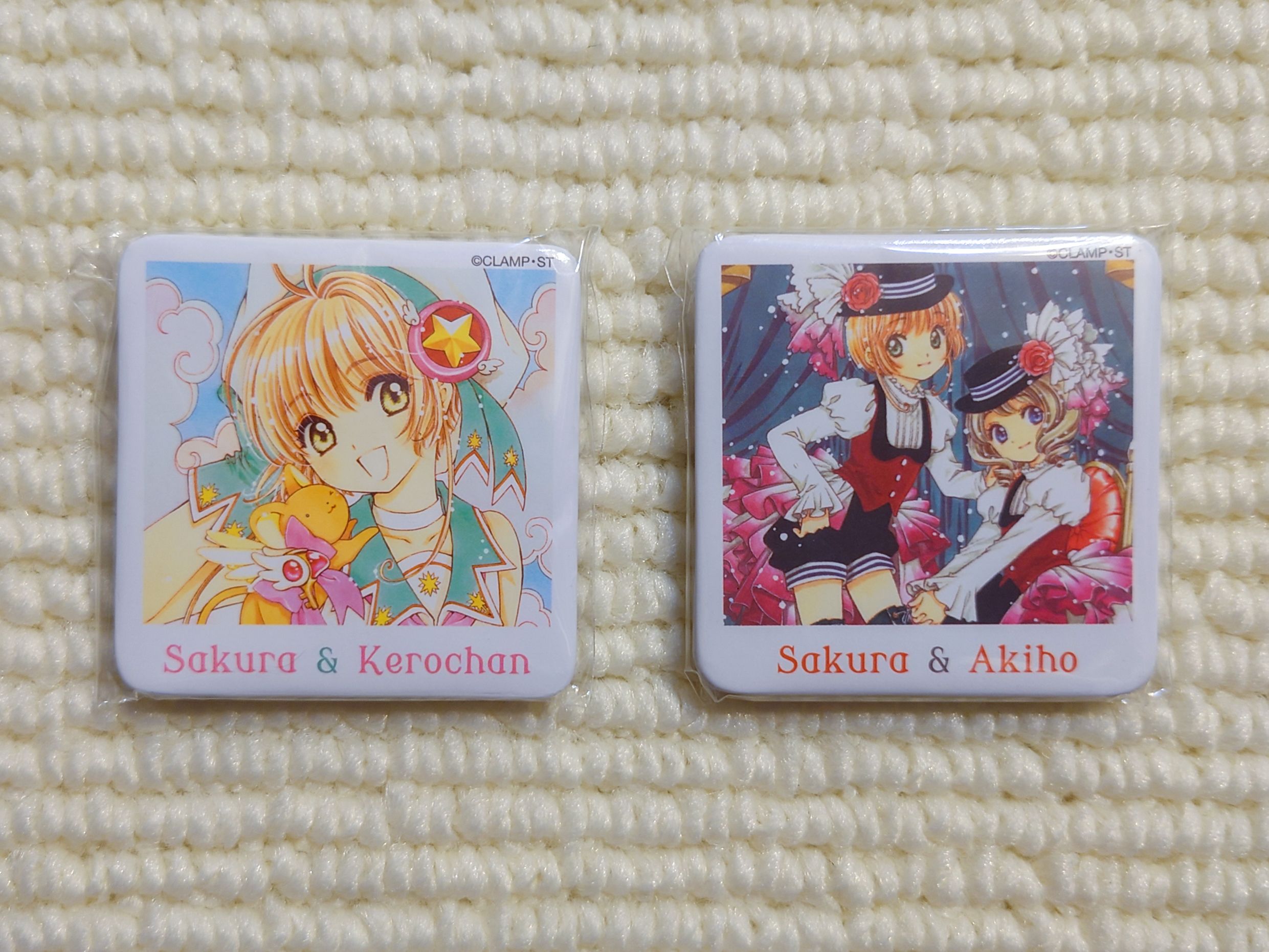 庫洛魔法使 透明牌篇 精選周邊BOX 方徽章