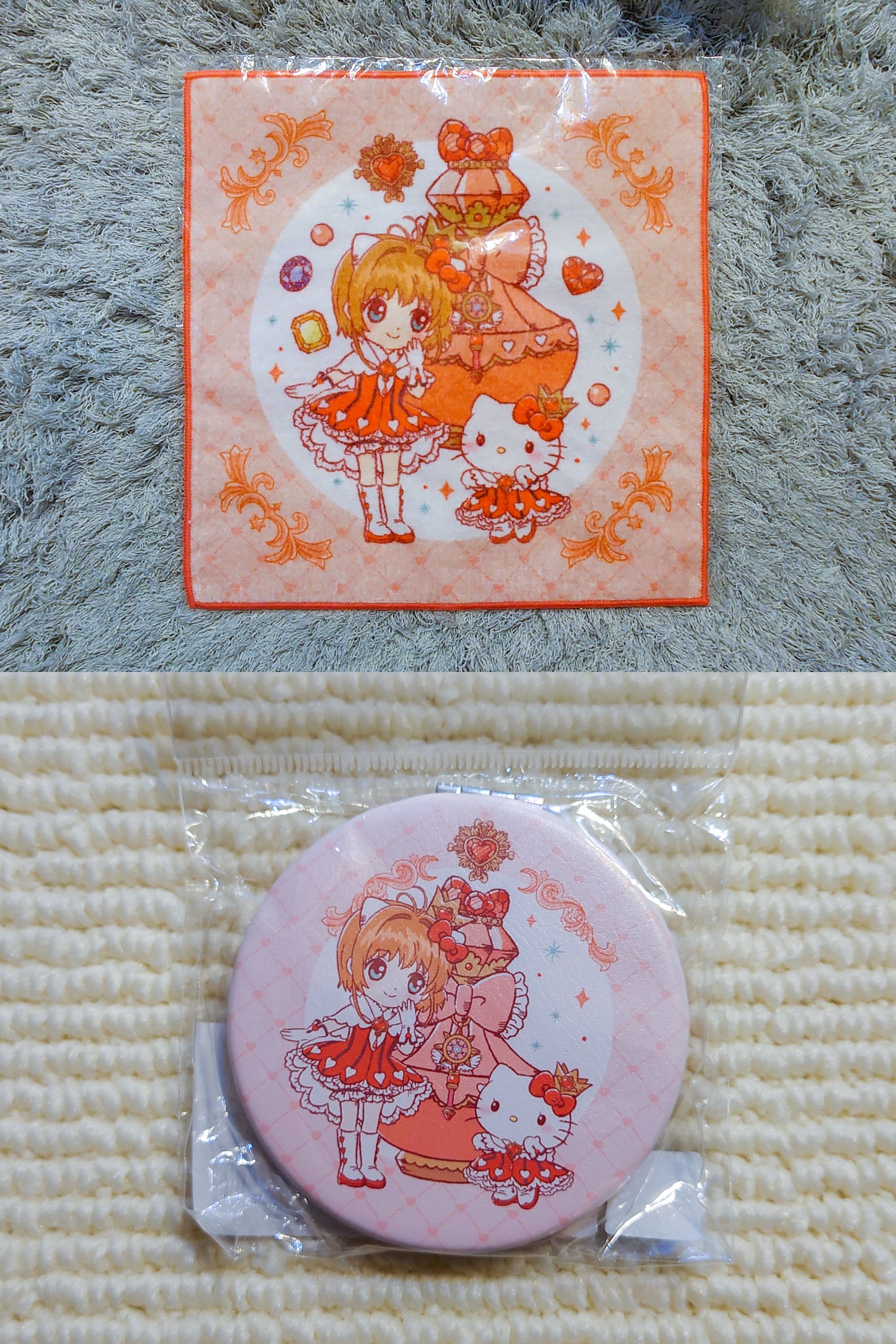 庫洛魔法使×三麗鷗角色 皮革鏡+方巾