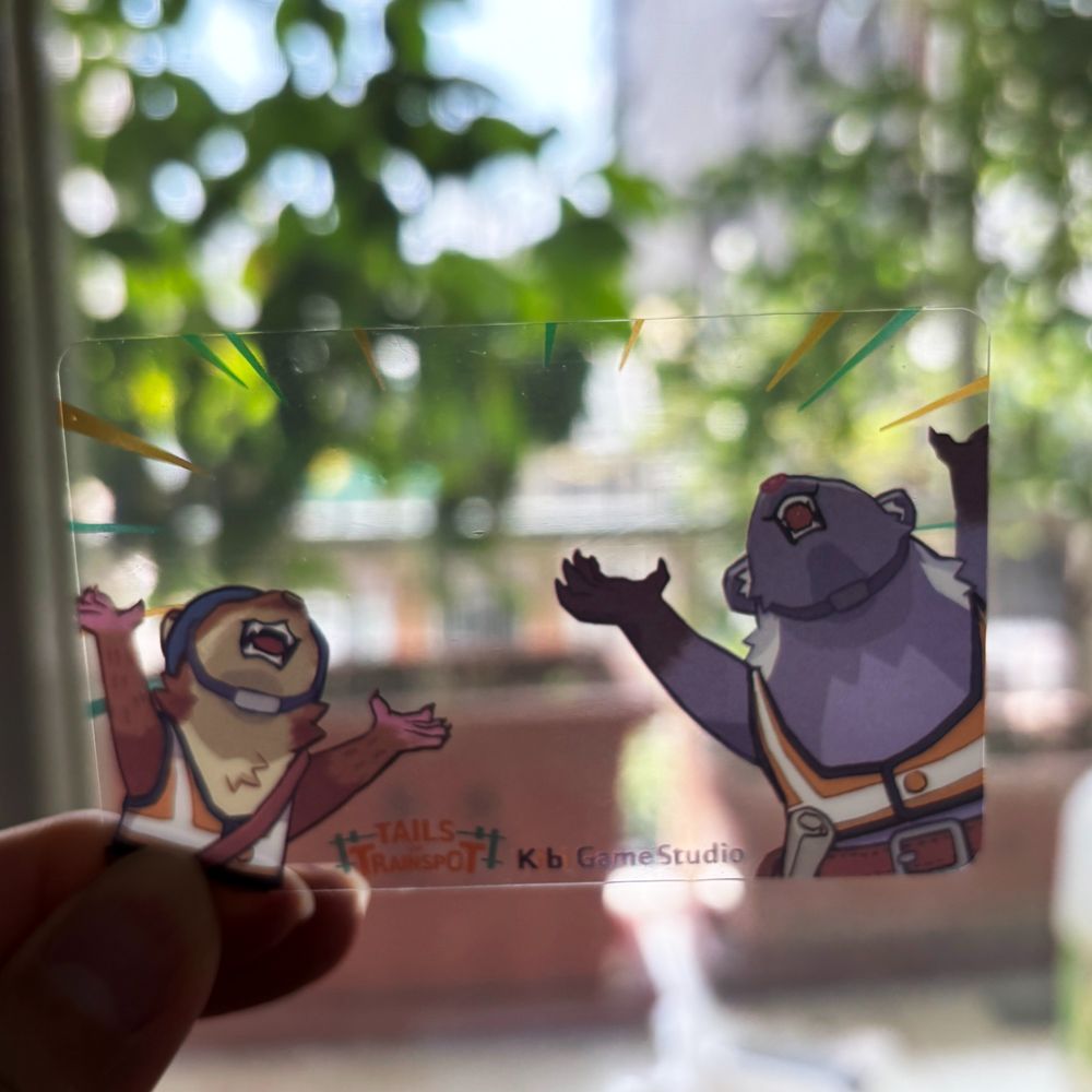 堤莫與托比為你歡呼透明卡