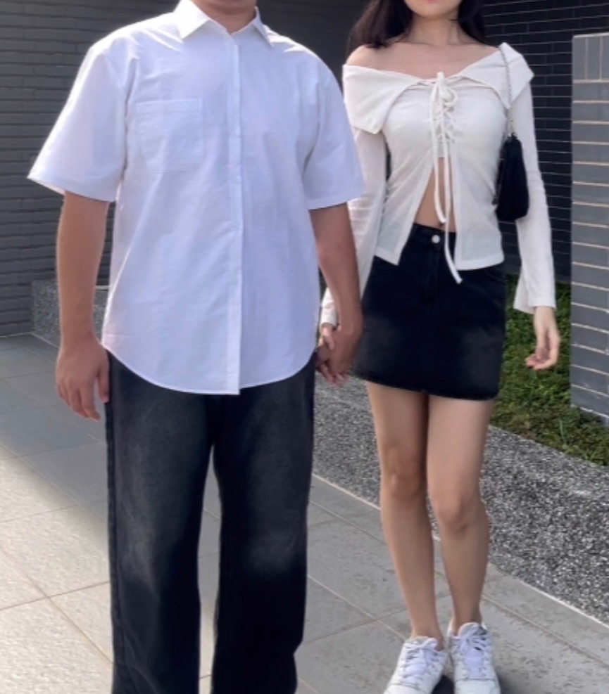 復古黑配白｜整套